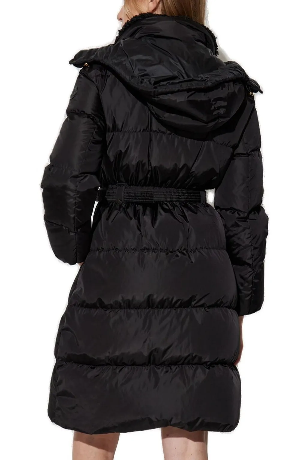 Moncler Briant Hooded Long Down Jacket