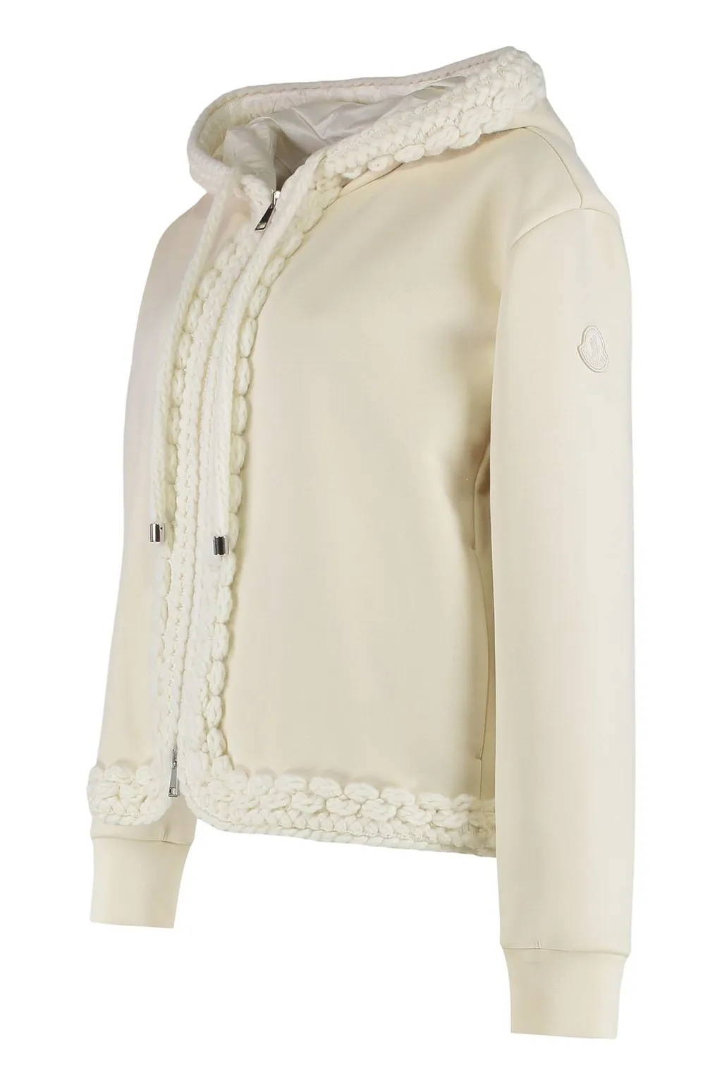Moncler Zip-Up Drawstring Hoodie