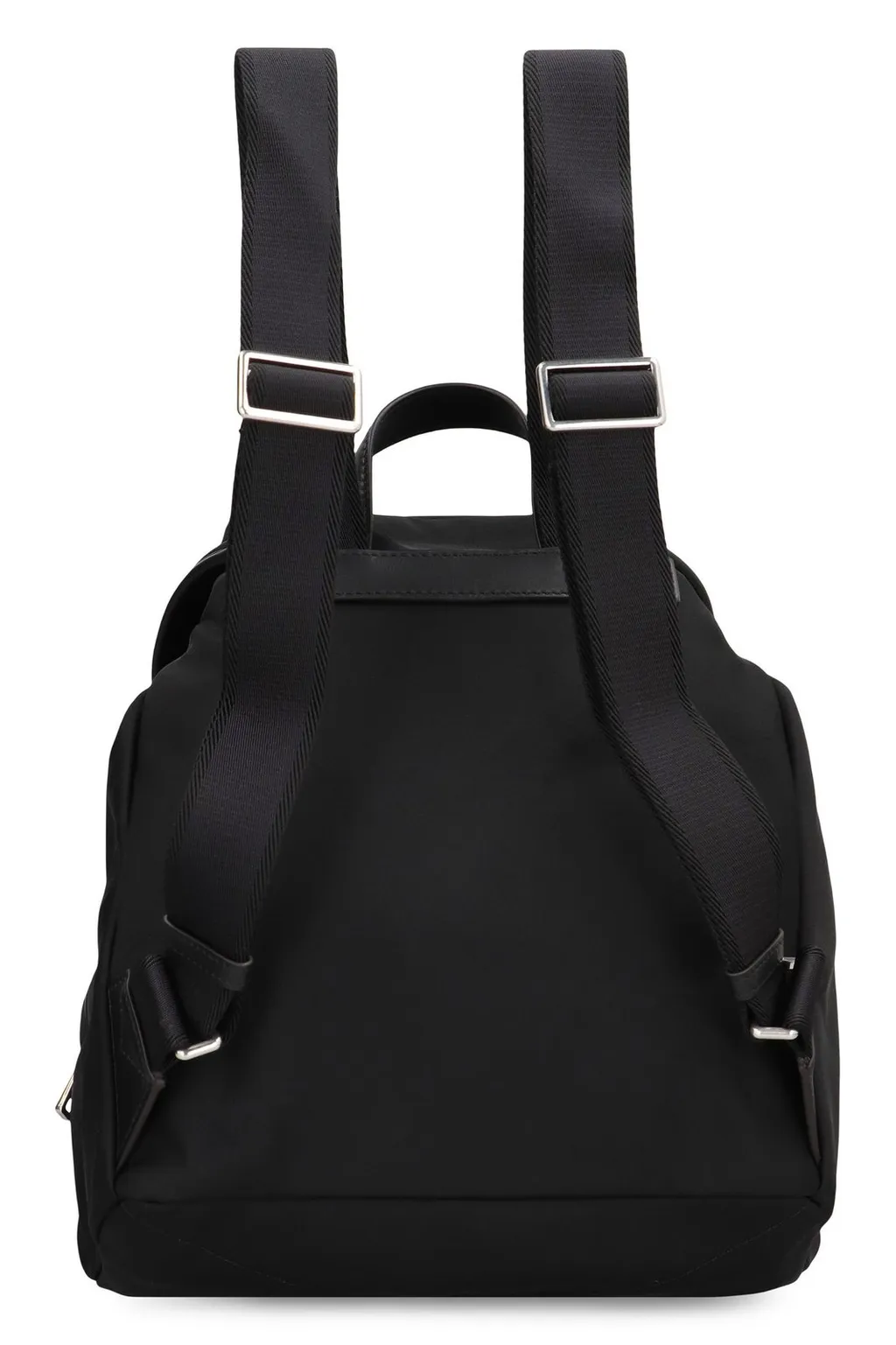 Moncler Logo Plaque Foldover Top Backpack