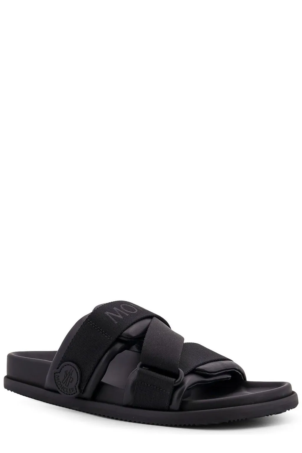 Moncler Mon Summer Logo Patch Slides