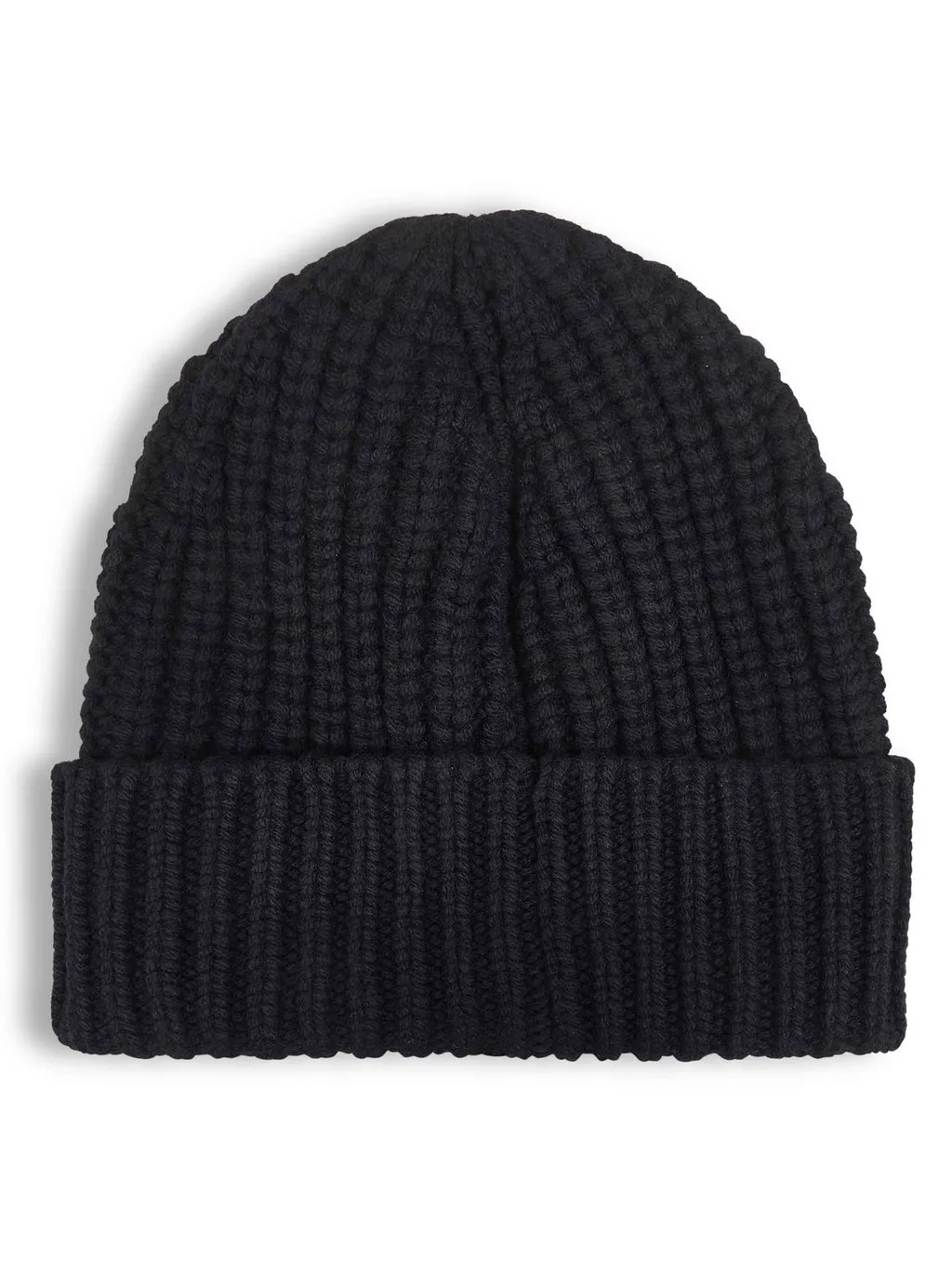 Moncler Logo Patch Ribbed Beanie