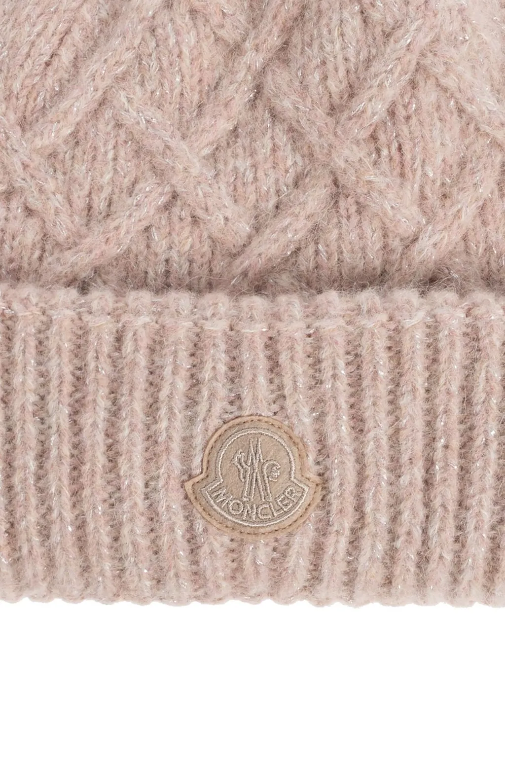 Moncler Logo Patch Knitted Beanie