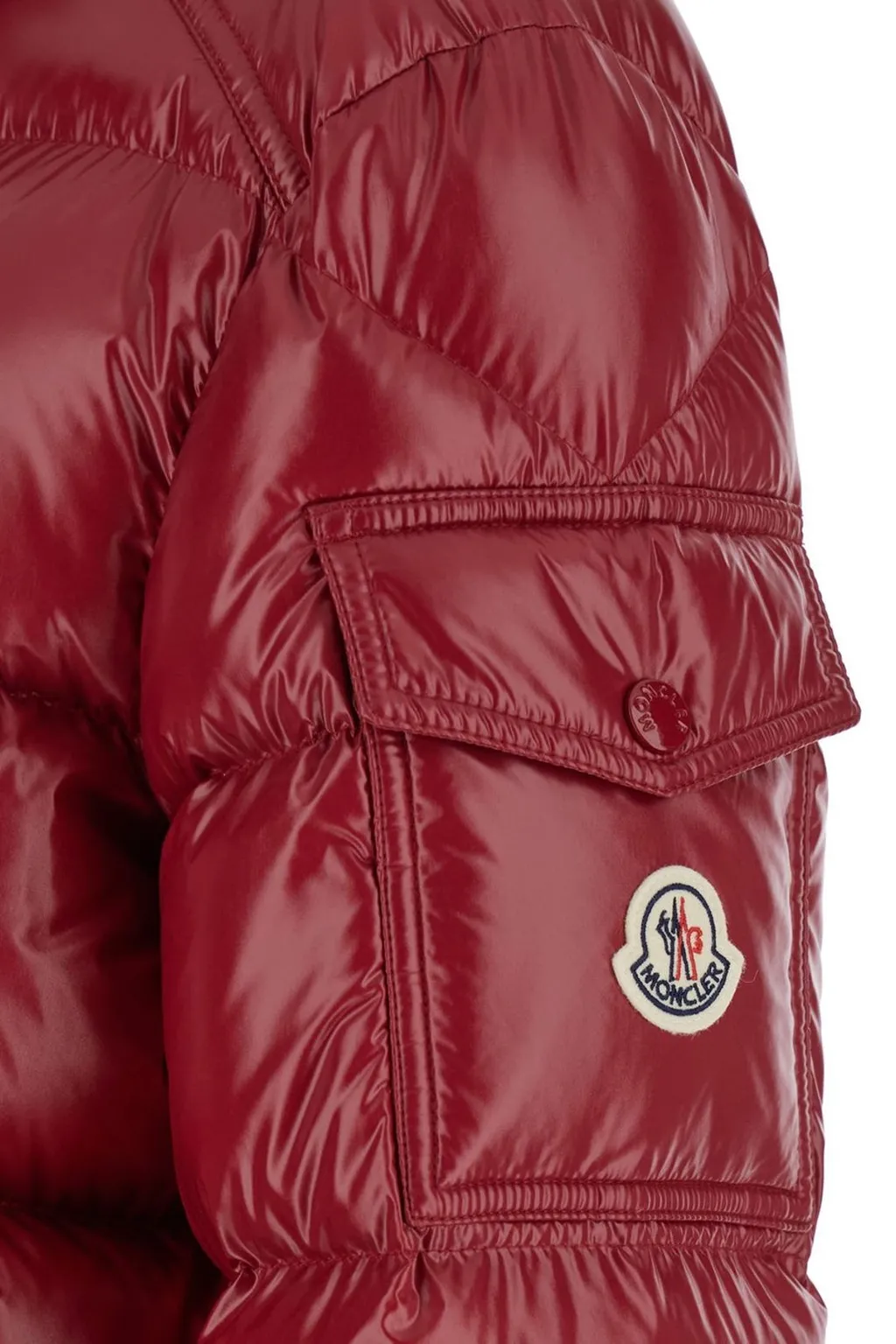 Moncle Maire Logo Patch Padded Jacket