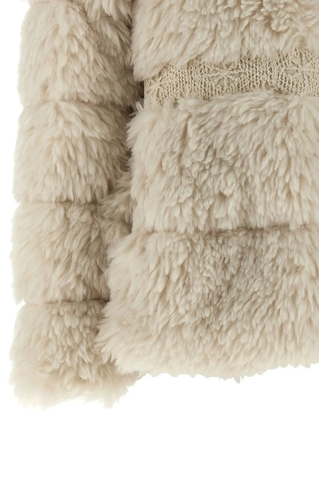 Moncler Verie Teddy Hooded Short Down Jacket