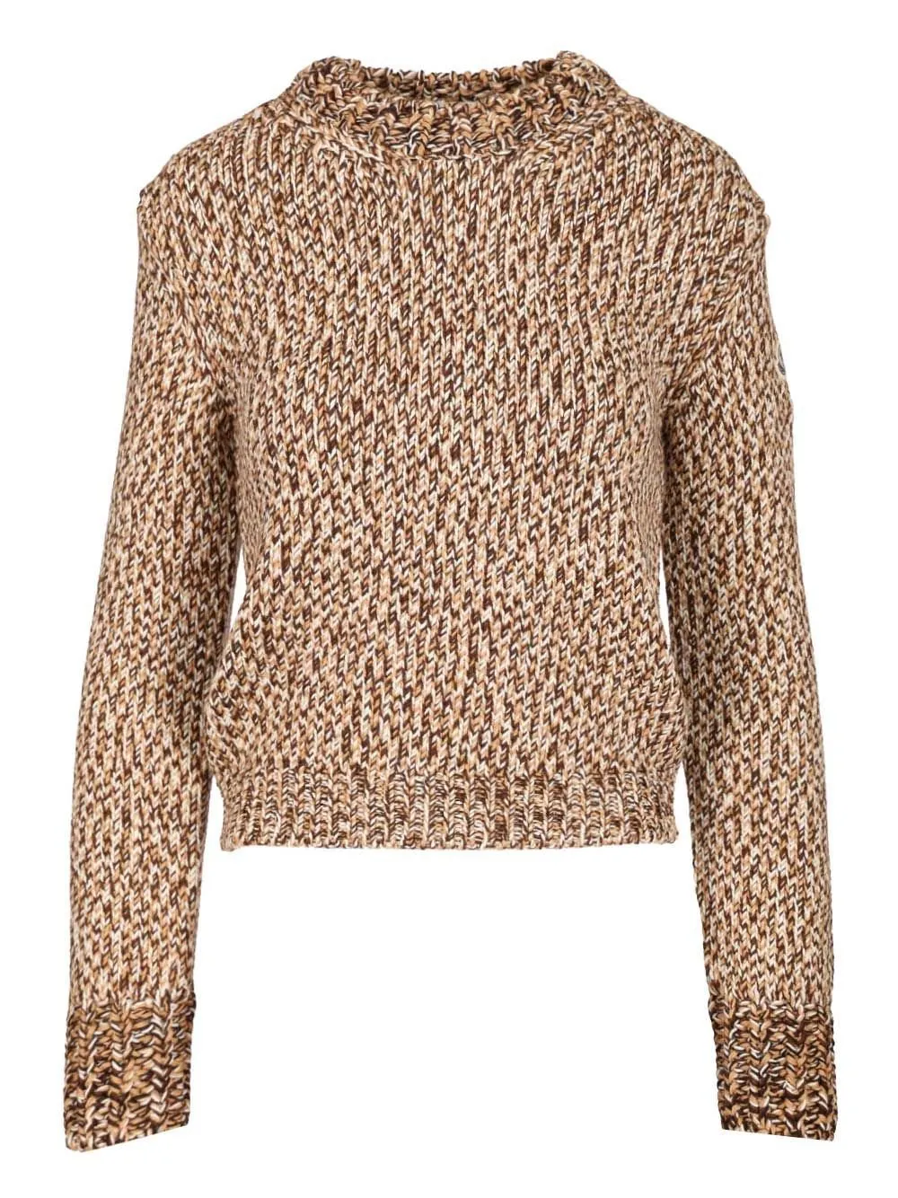 Moncler Logo Patch Crewneck Jumper