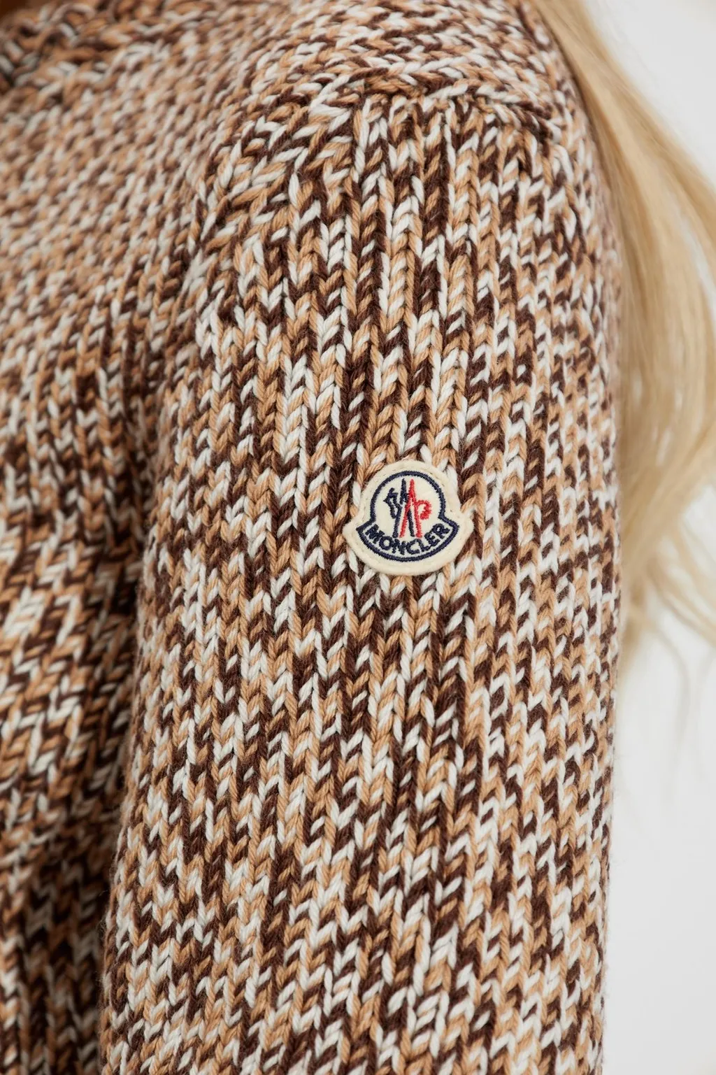Moncler Logo Patch Crewneck Jumper
