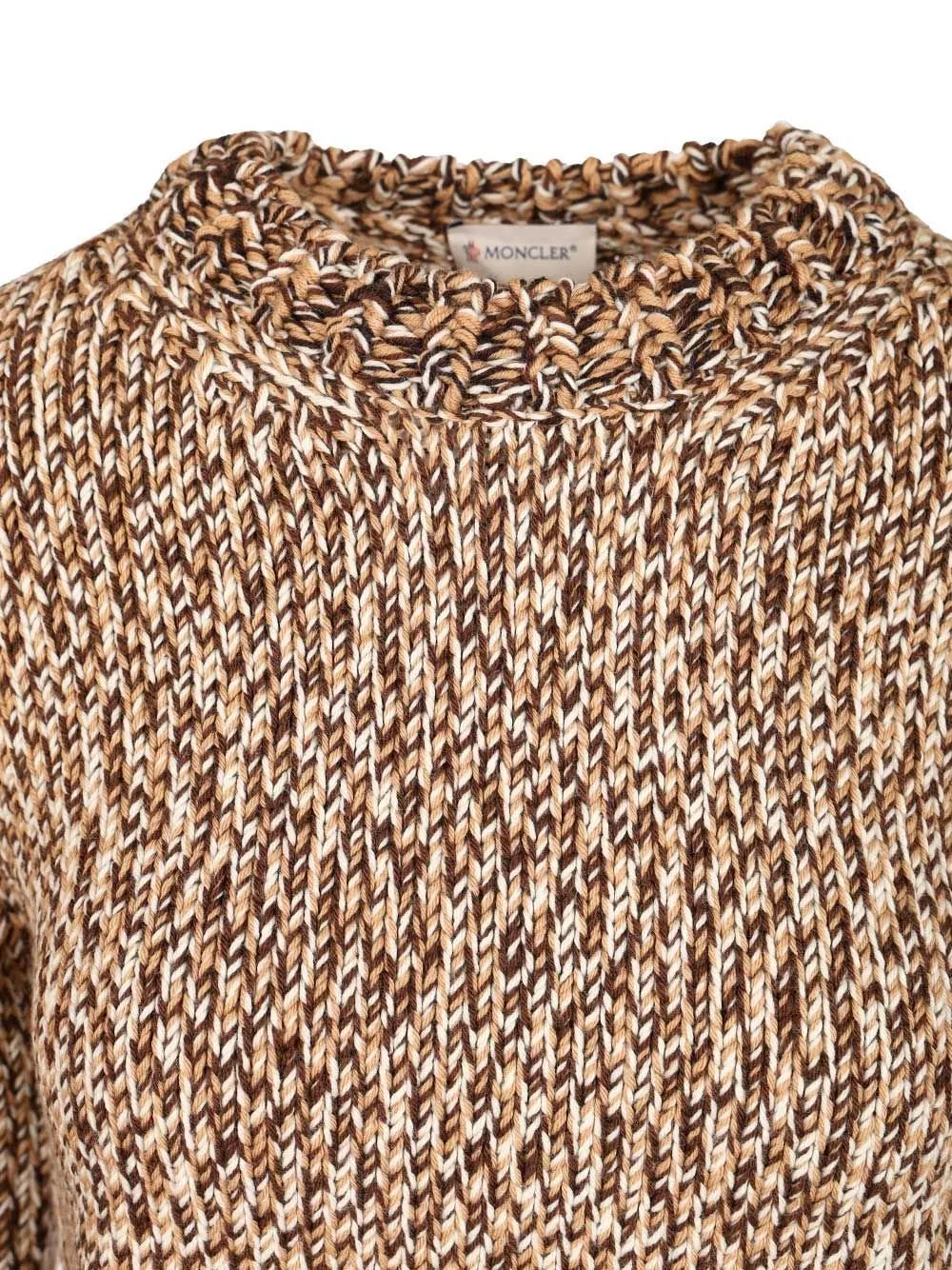 Moncler Logo Patch Crewneck Jumper