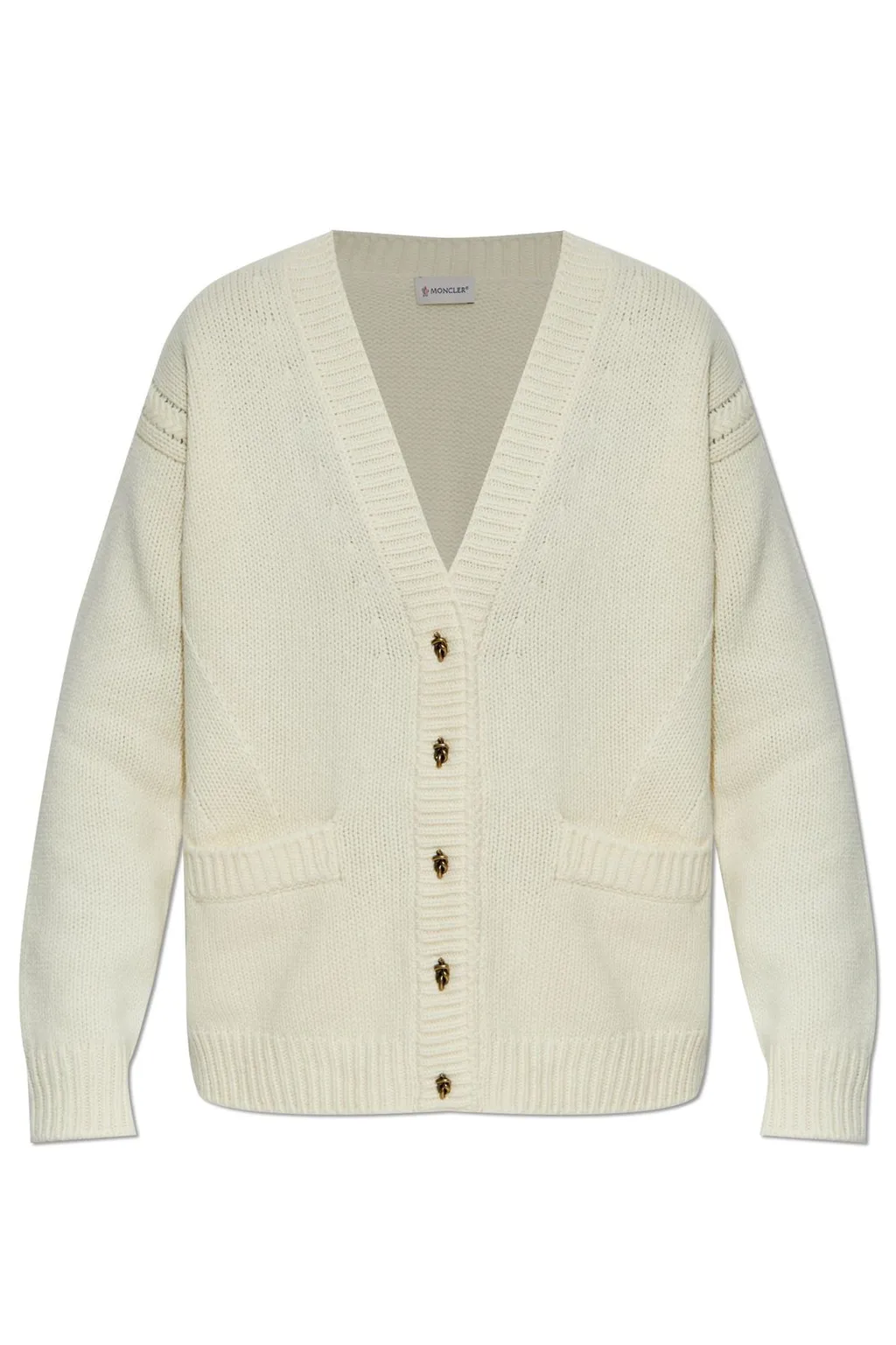 Moncler V-Neck Button-Up Cardigan
