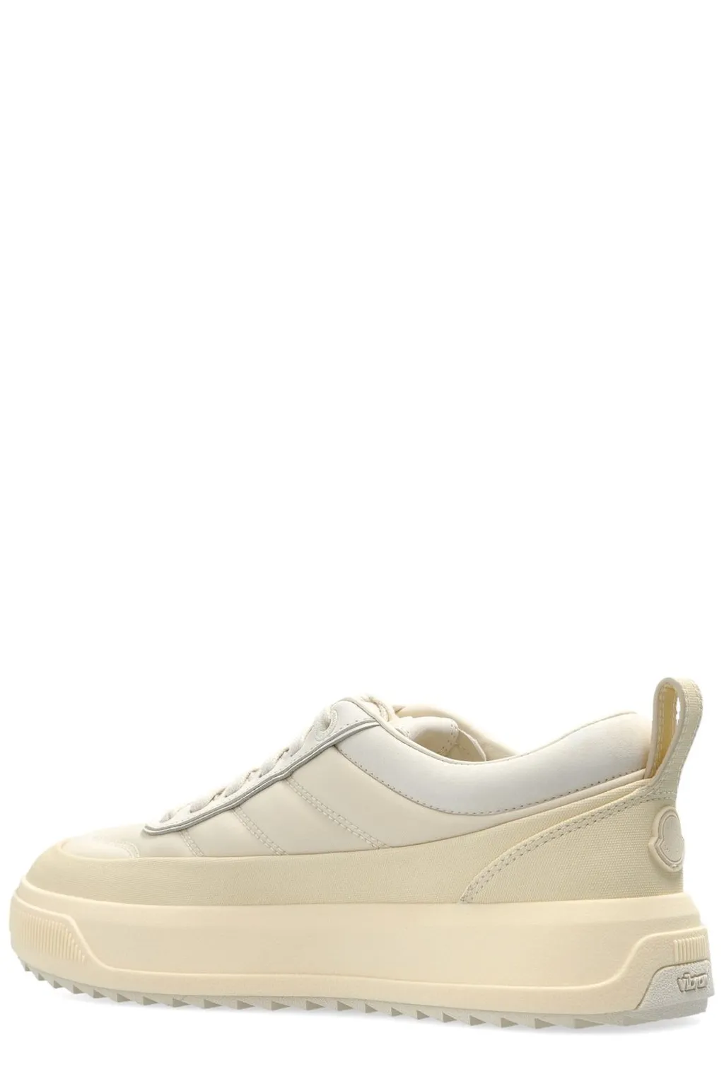Moncler Round-Toe Lace-Up Sneakers