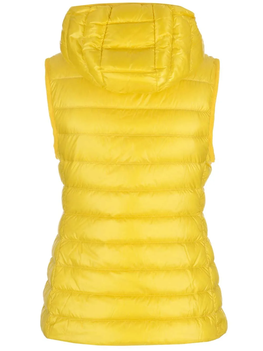 Moncler Logo Patch Zip-Up Hooded Down Gilet