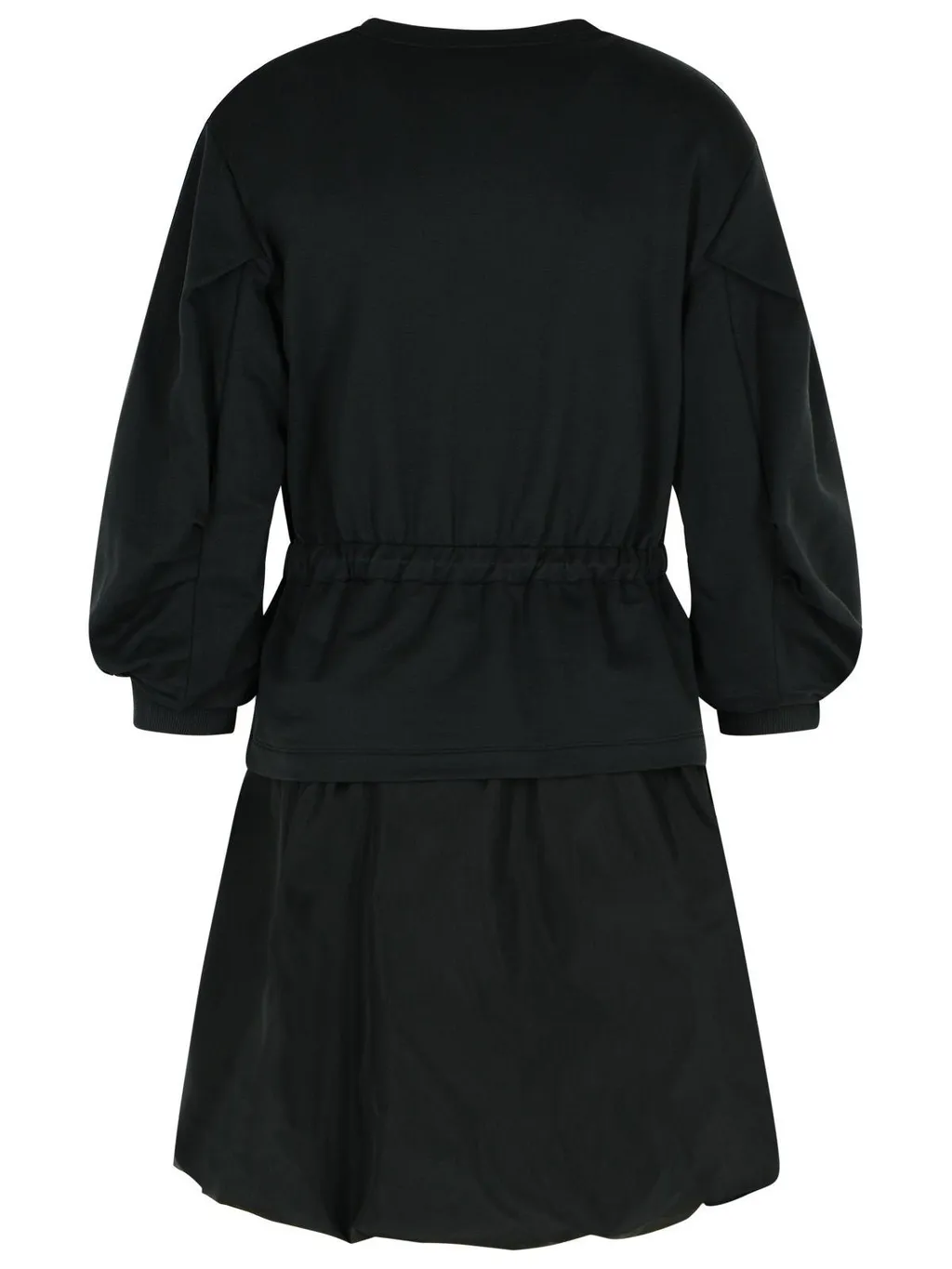 Moncler Layered Drawstring Waist Dress