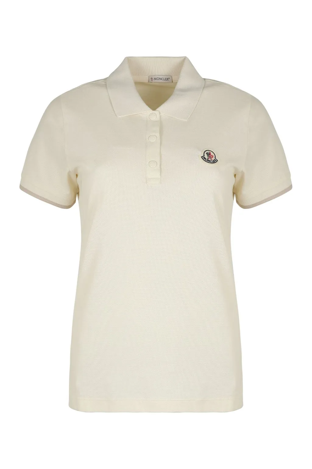 Moncler Logo Patch Short-Sleeved Polo Shirt