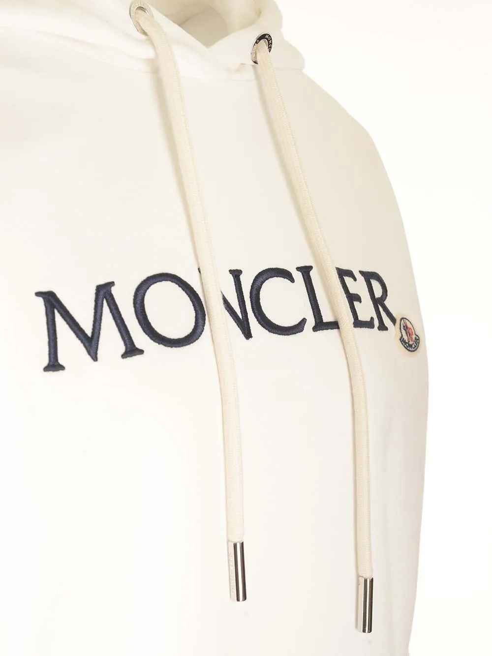 Moncler Logo Embroidered Drawstring Hoodie
