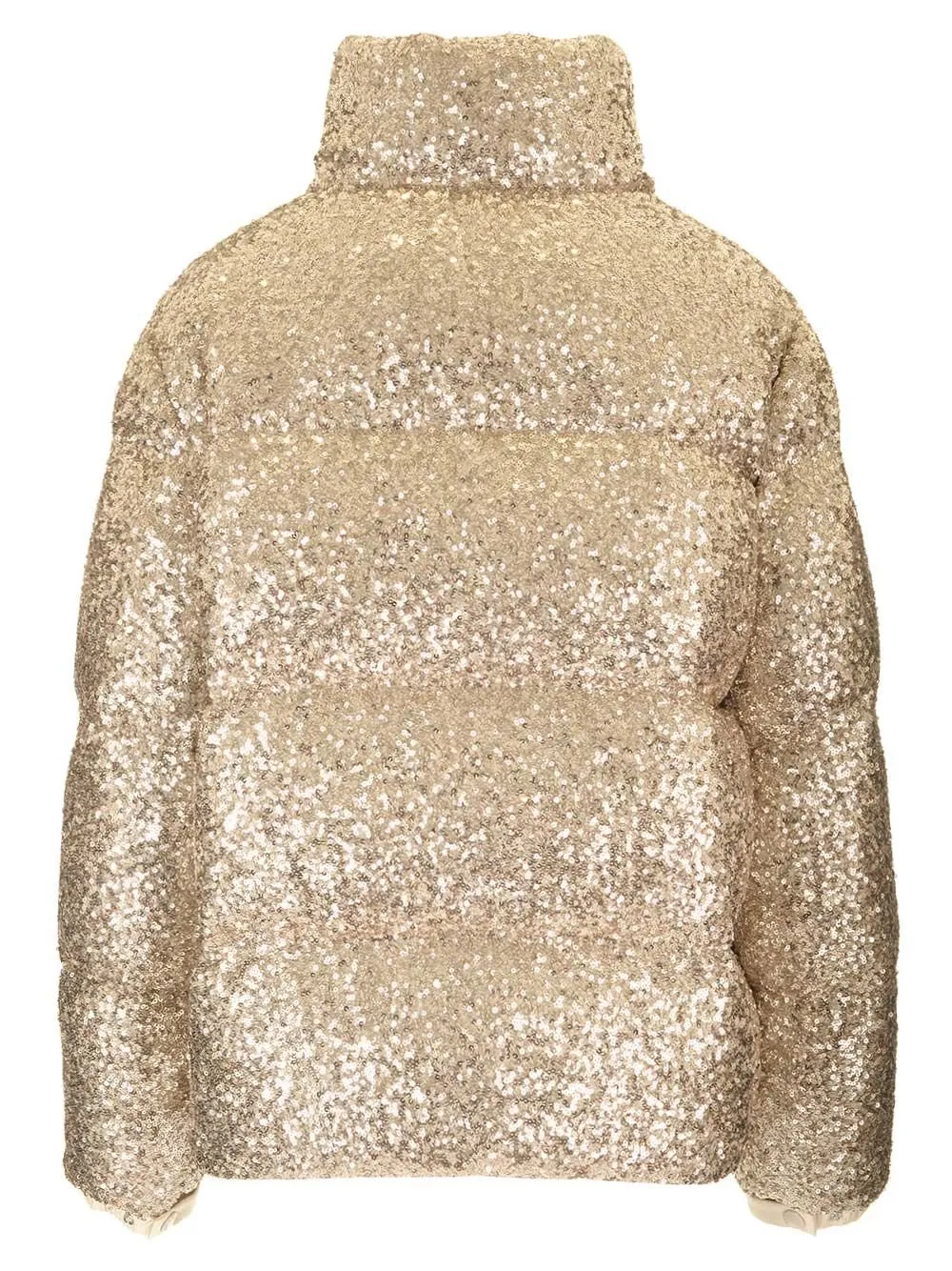 Moncler Anternes Sequin-Embroidered Short Down Jacket