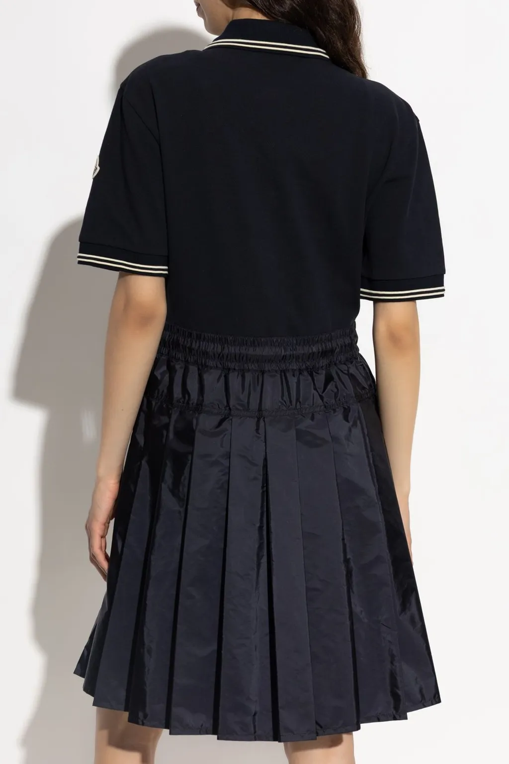 Moncler Panelled Short-Sleeve Polo Dress