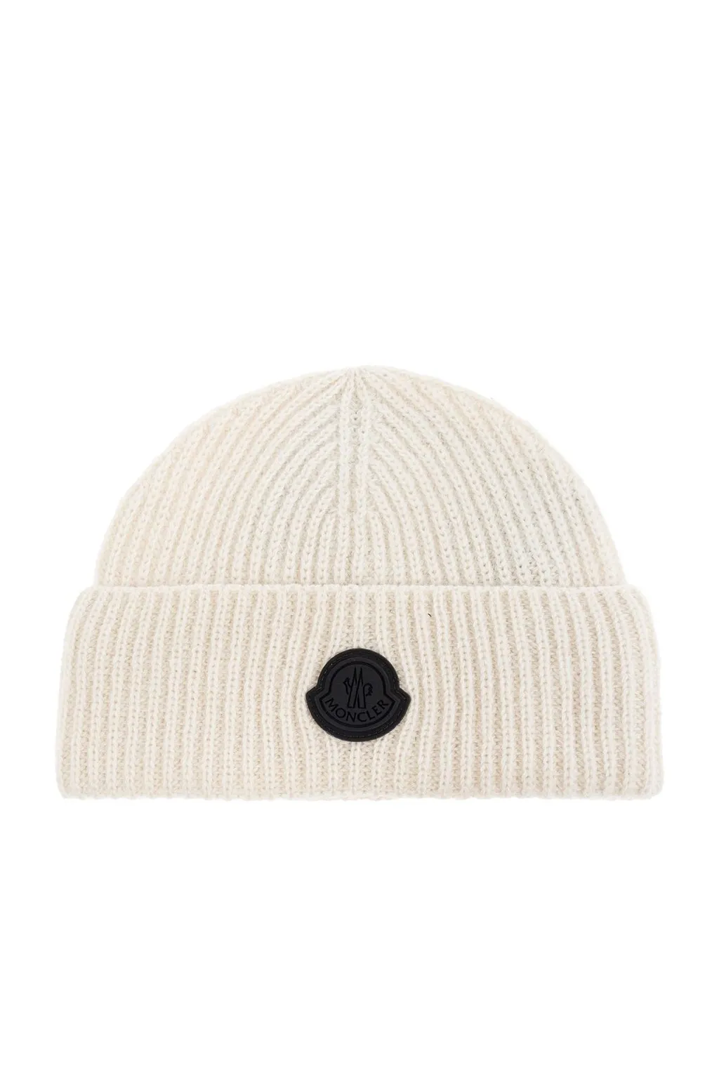 Moncler Logo Patch Knitted Beanie