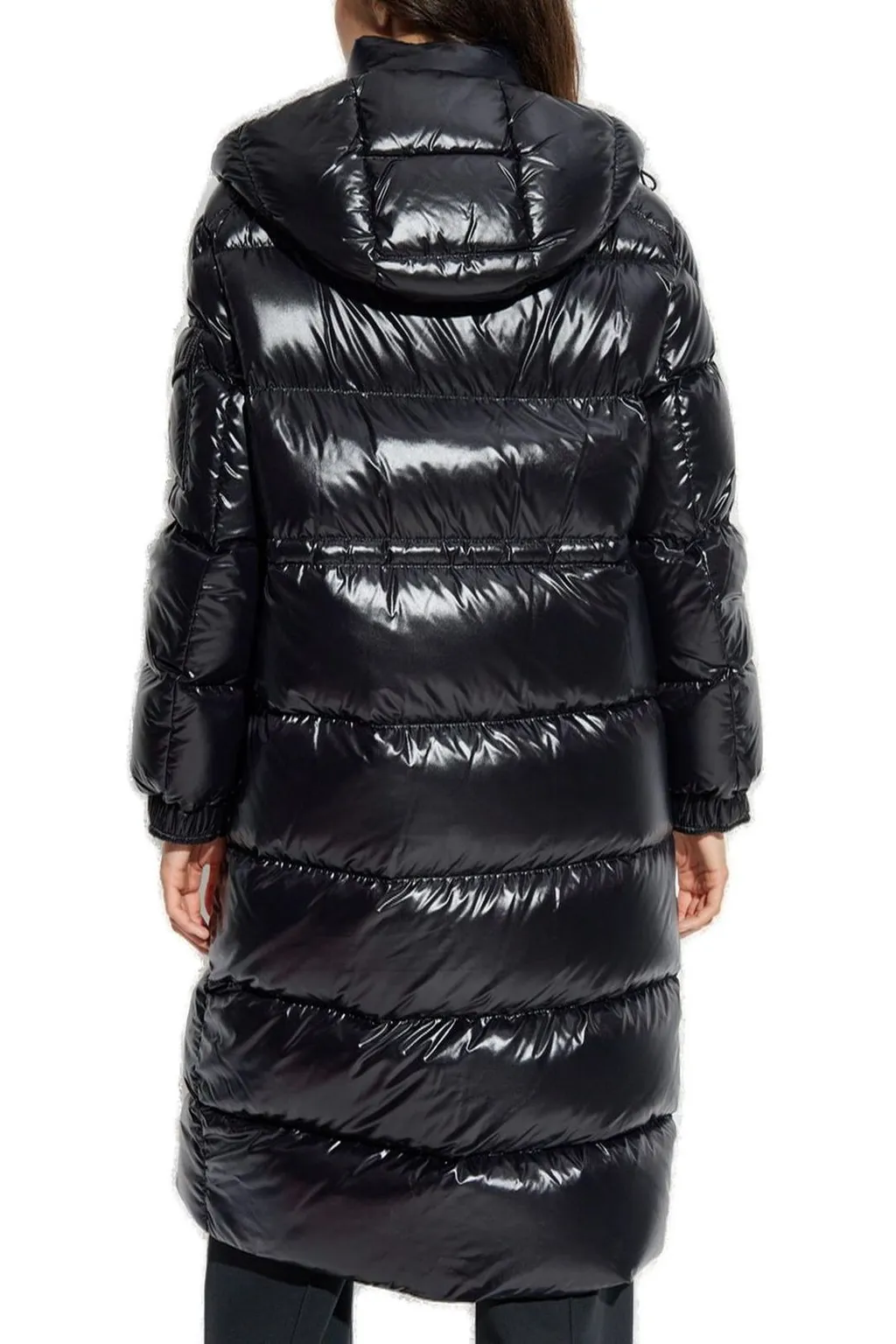 Moncler Hooded Long Down Jacket