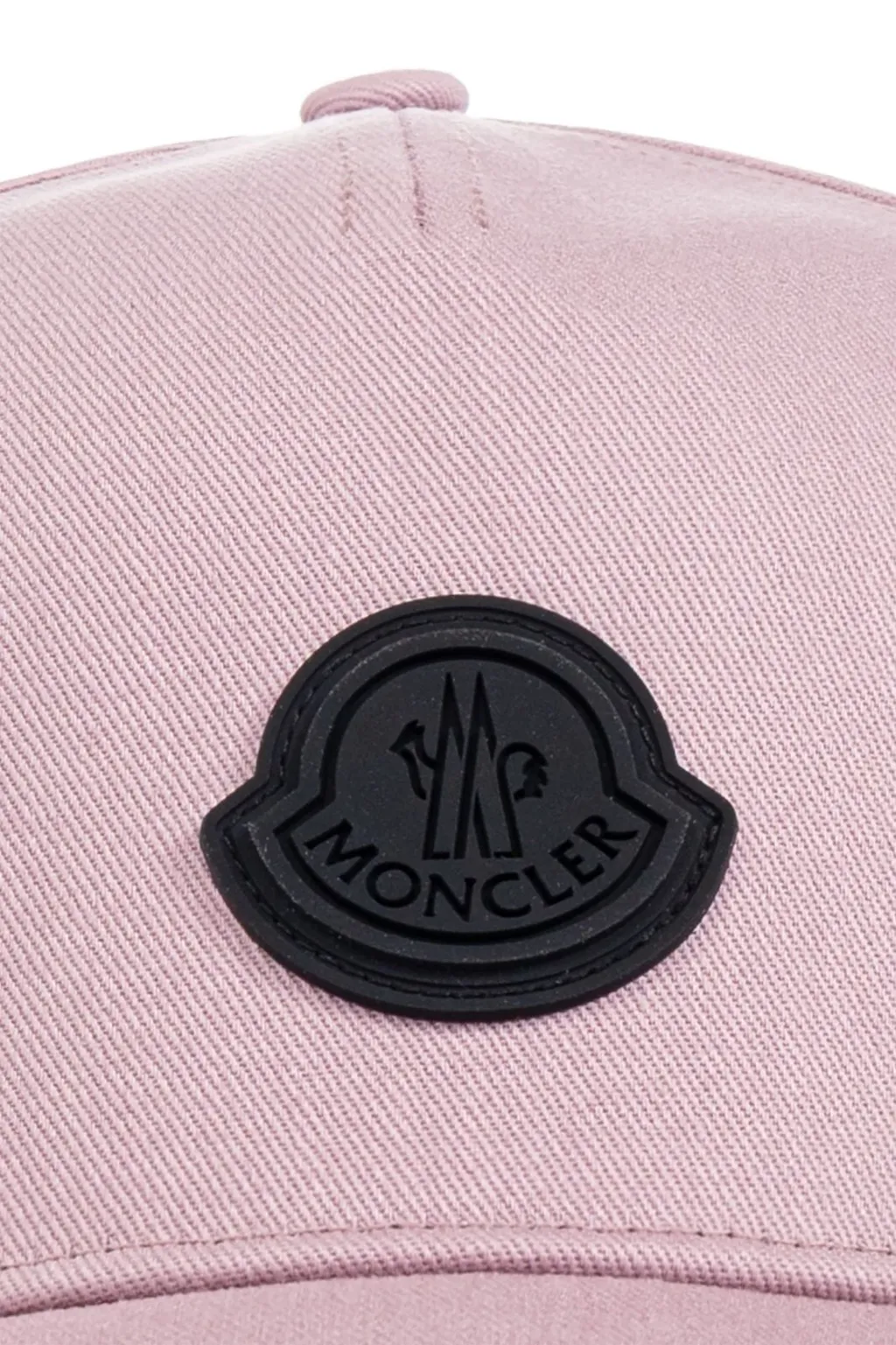 Moncler Logo Patch Curved Peak Baseball Cap