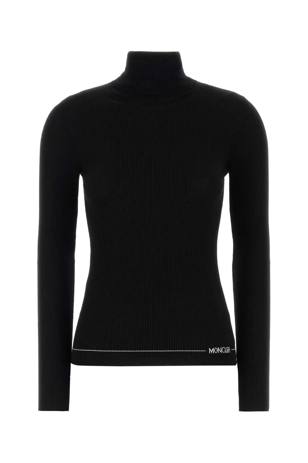Moncler Turtleneck Long Sleeved Knitted Top