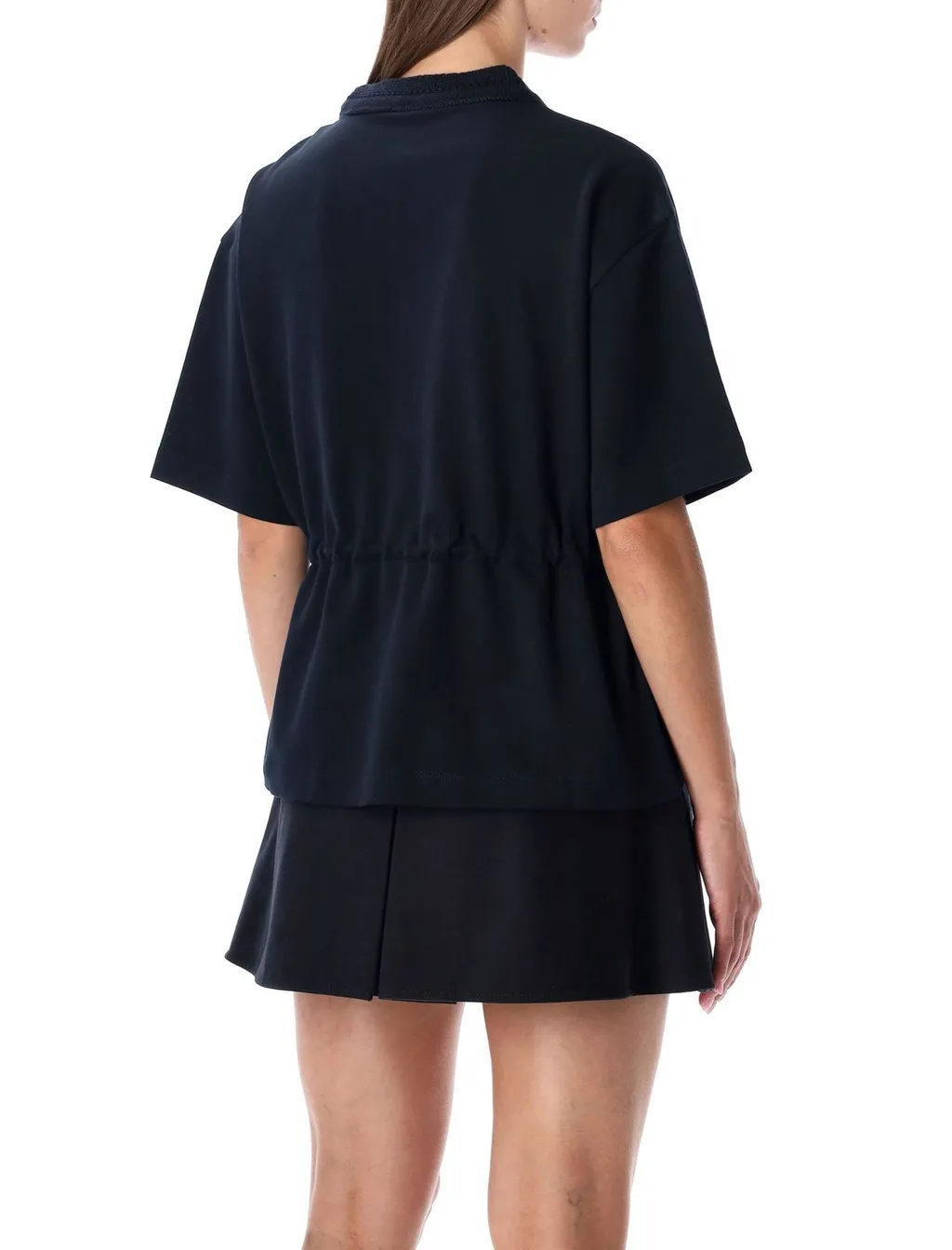 Moncler Drawstring Waist Crewneck T-Shirt