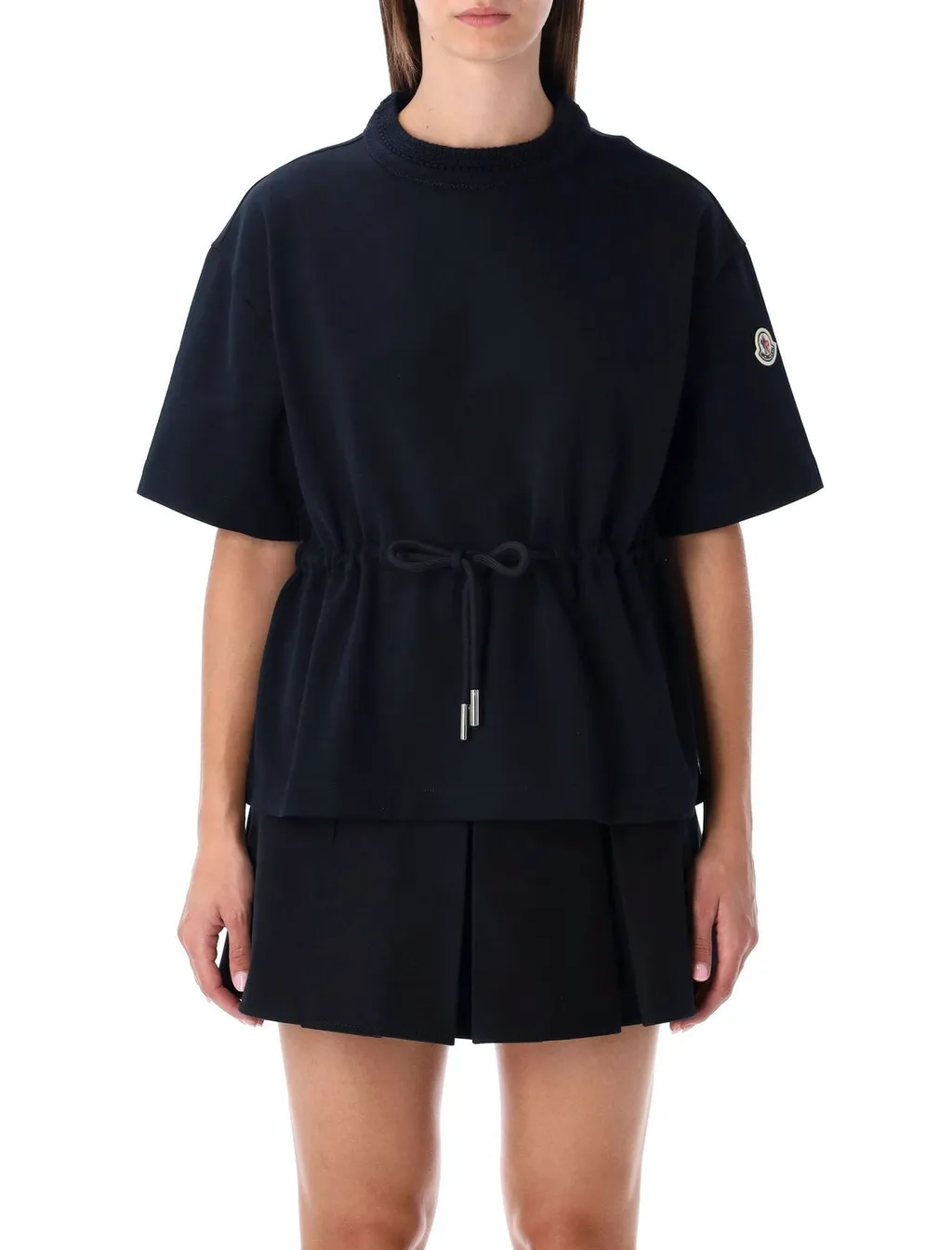 Moncler Drawstring Waist Crewneck T-Shirt