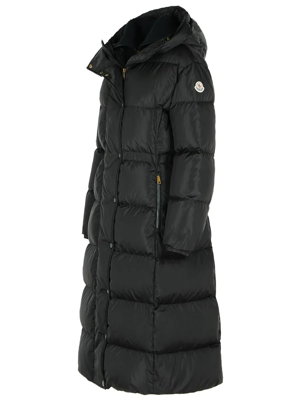 Moncler Chamer Hooded Long Quilted Jacket