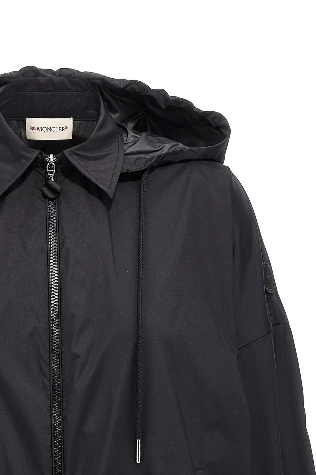 Moncler Zip-Up Hooded Jacket