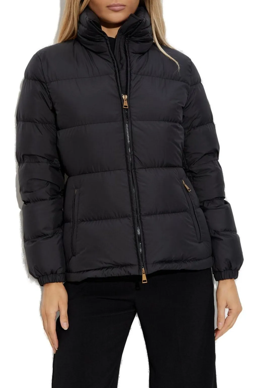 Moncler Dourbe Zip-Up Short Puffer Jacket