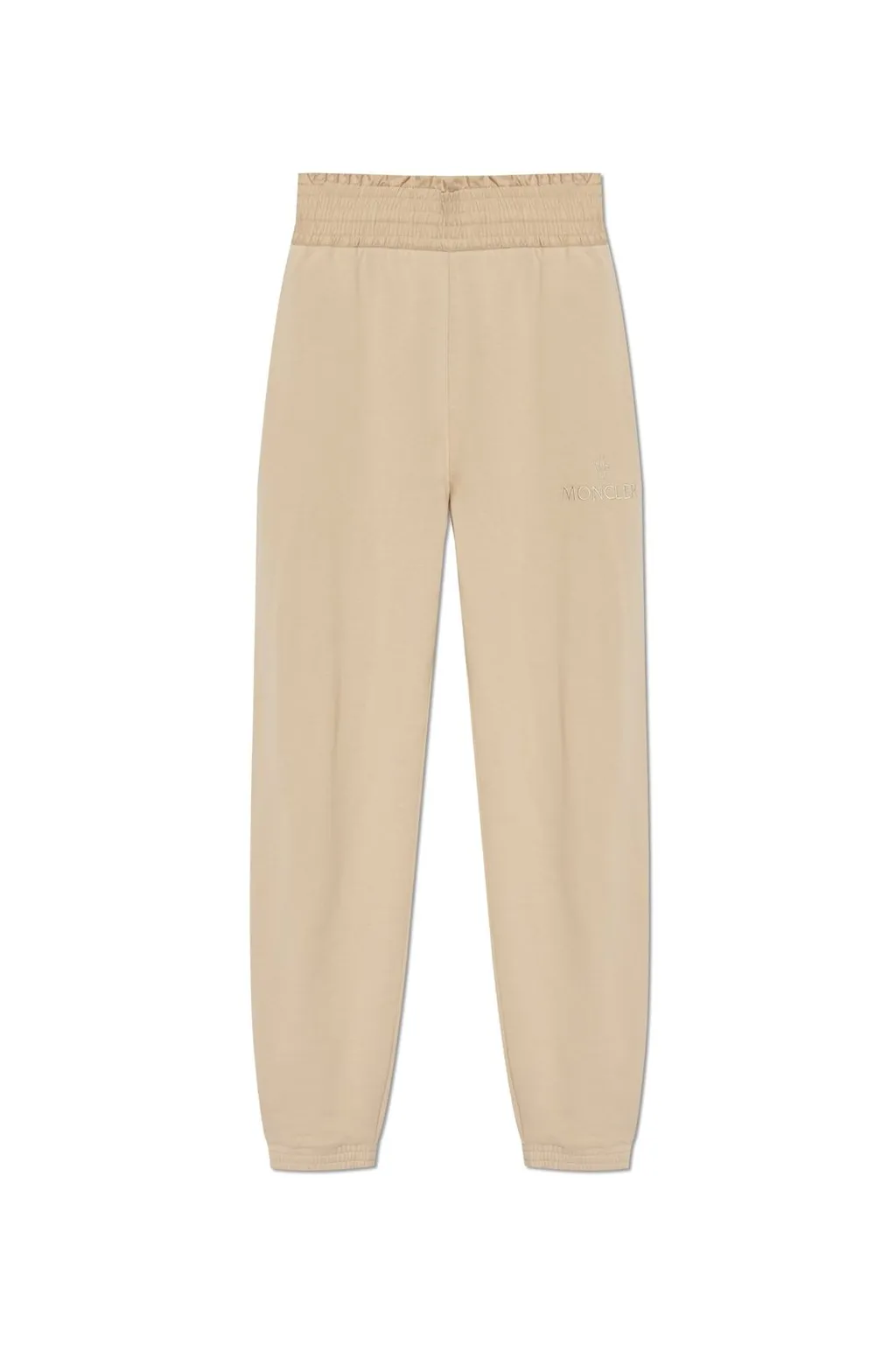 Moncler Logo Embroidered Elastic Waist Pants
