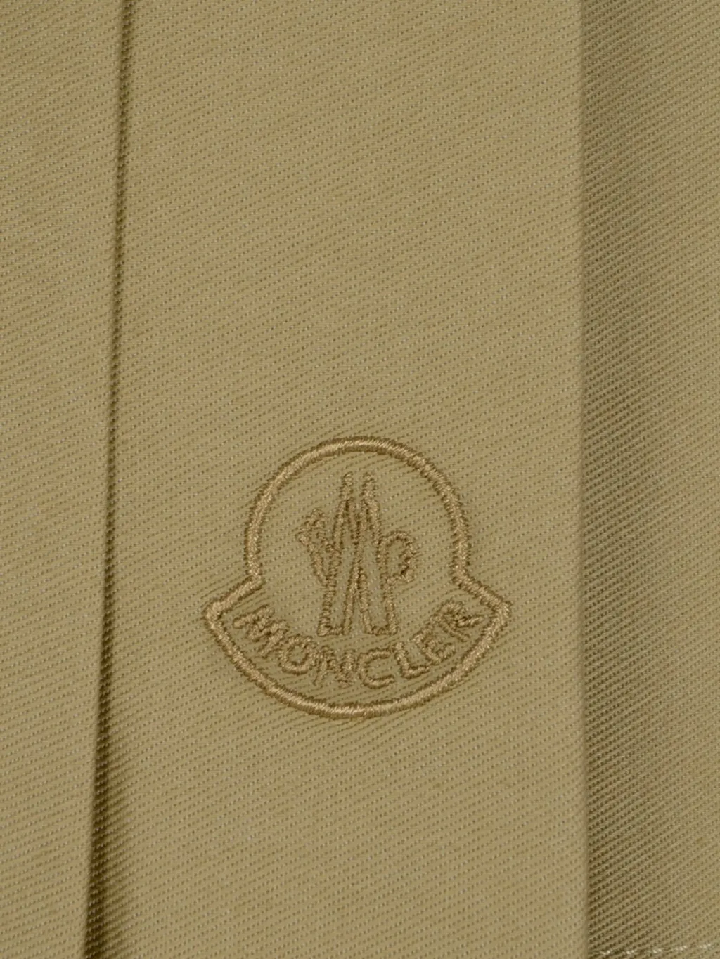 Moncler Logo Embroidered Pleated Skirt