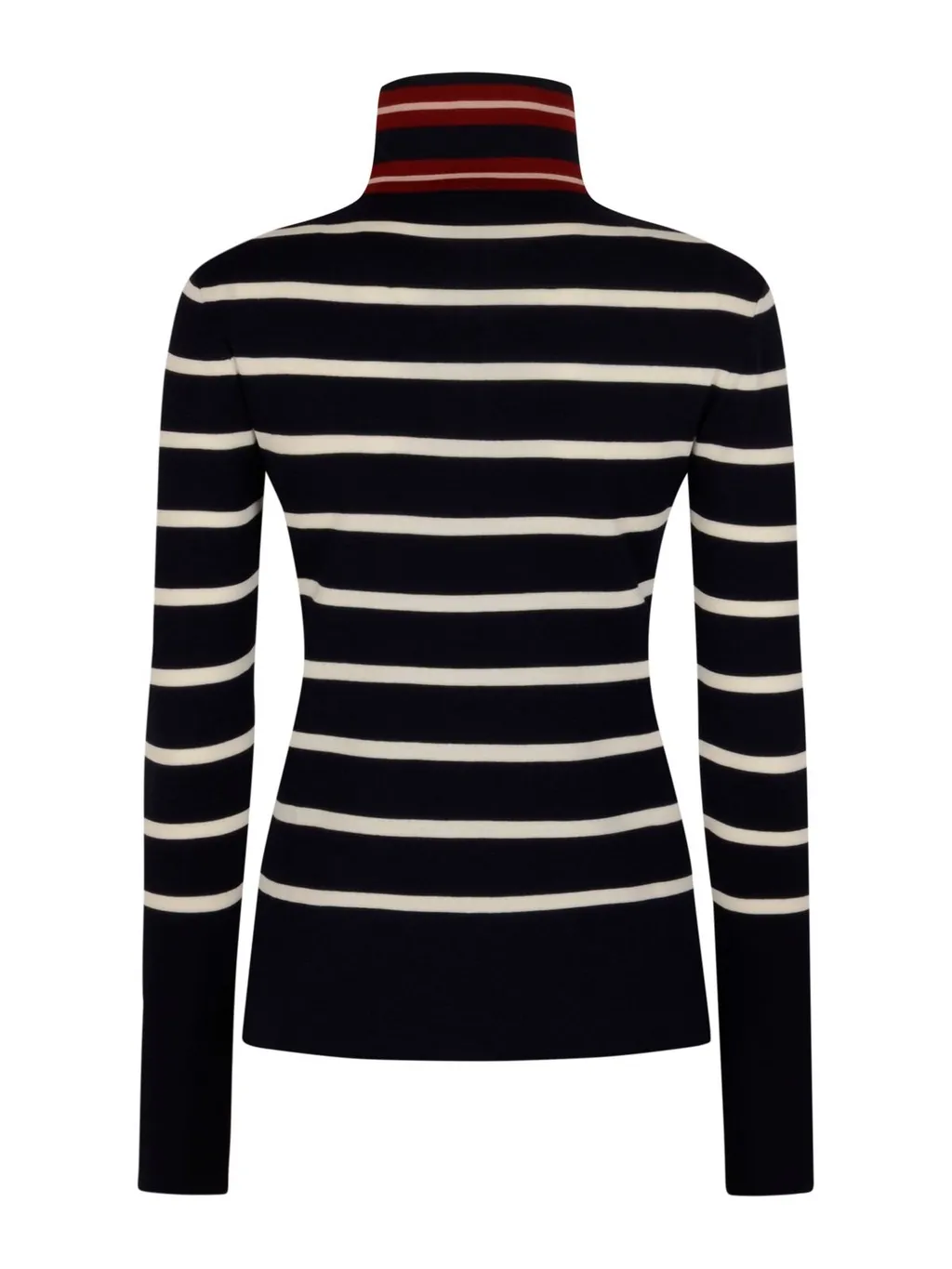 Moncler Striped Polo Neck Jumper