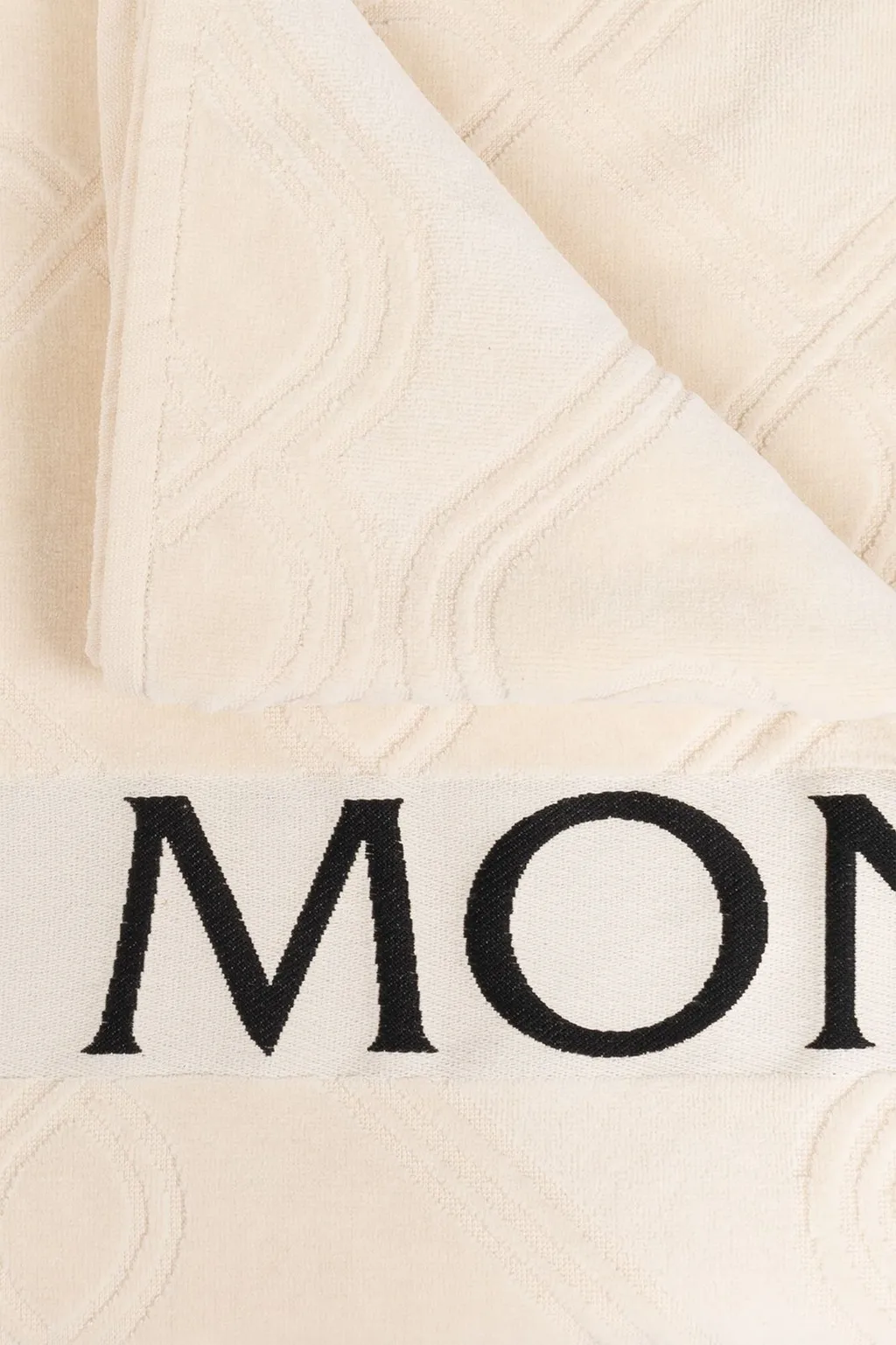 Moncler Logo Detailed Bath Towel