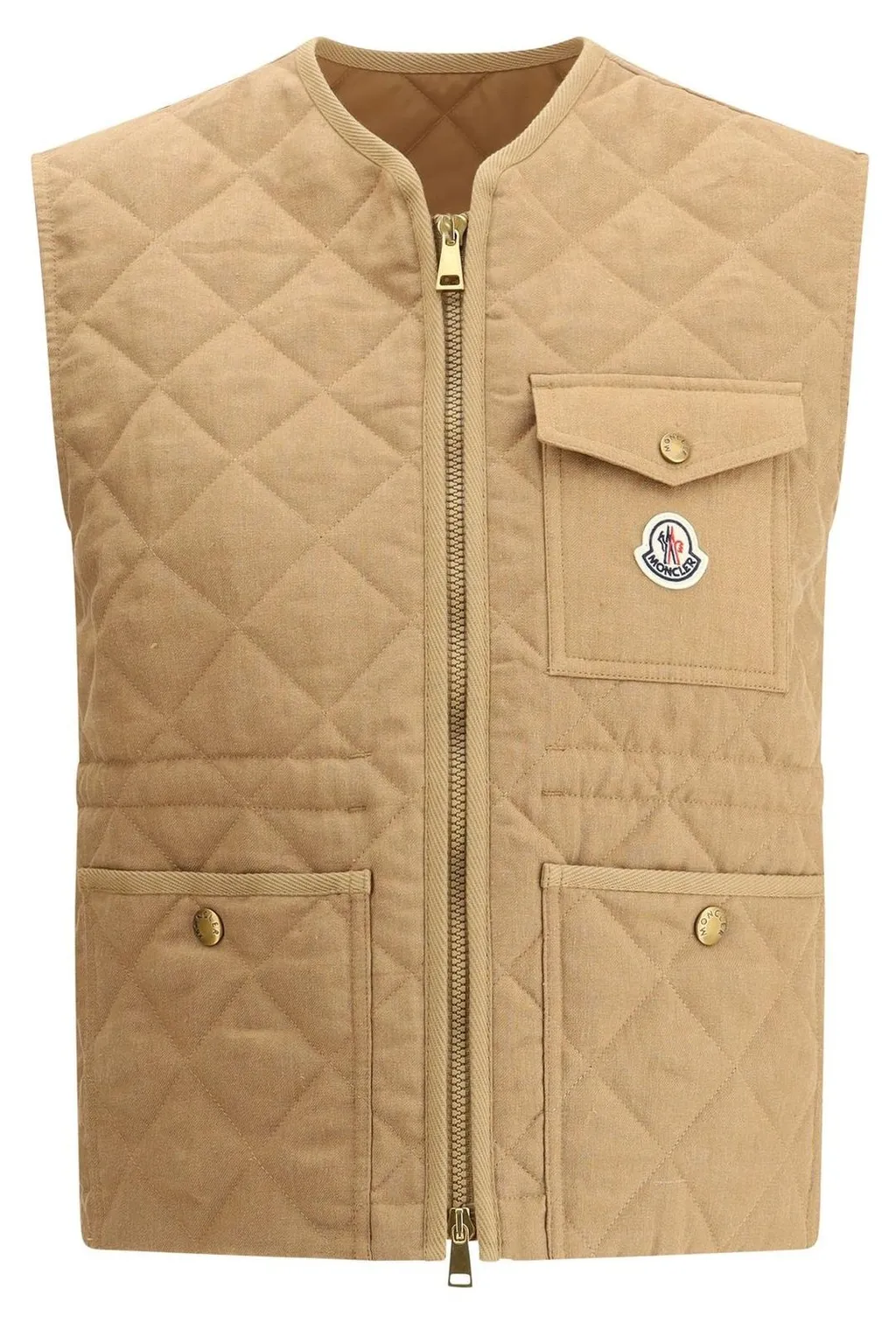 Moncler Vigny Diamond-Quilted Padded Gilet