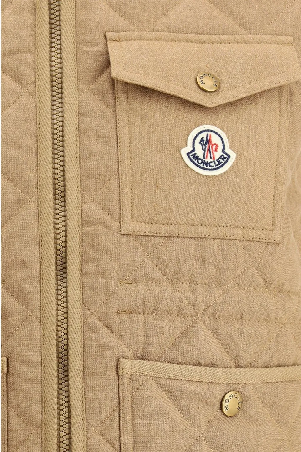 Moncler Vigny Diamond-Quilted Padded Gilet