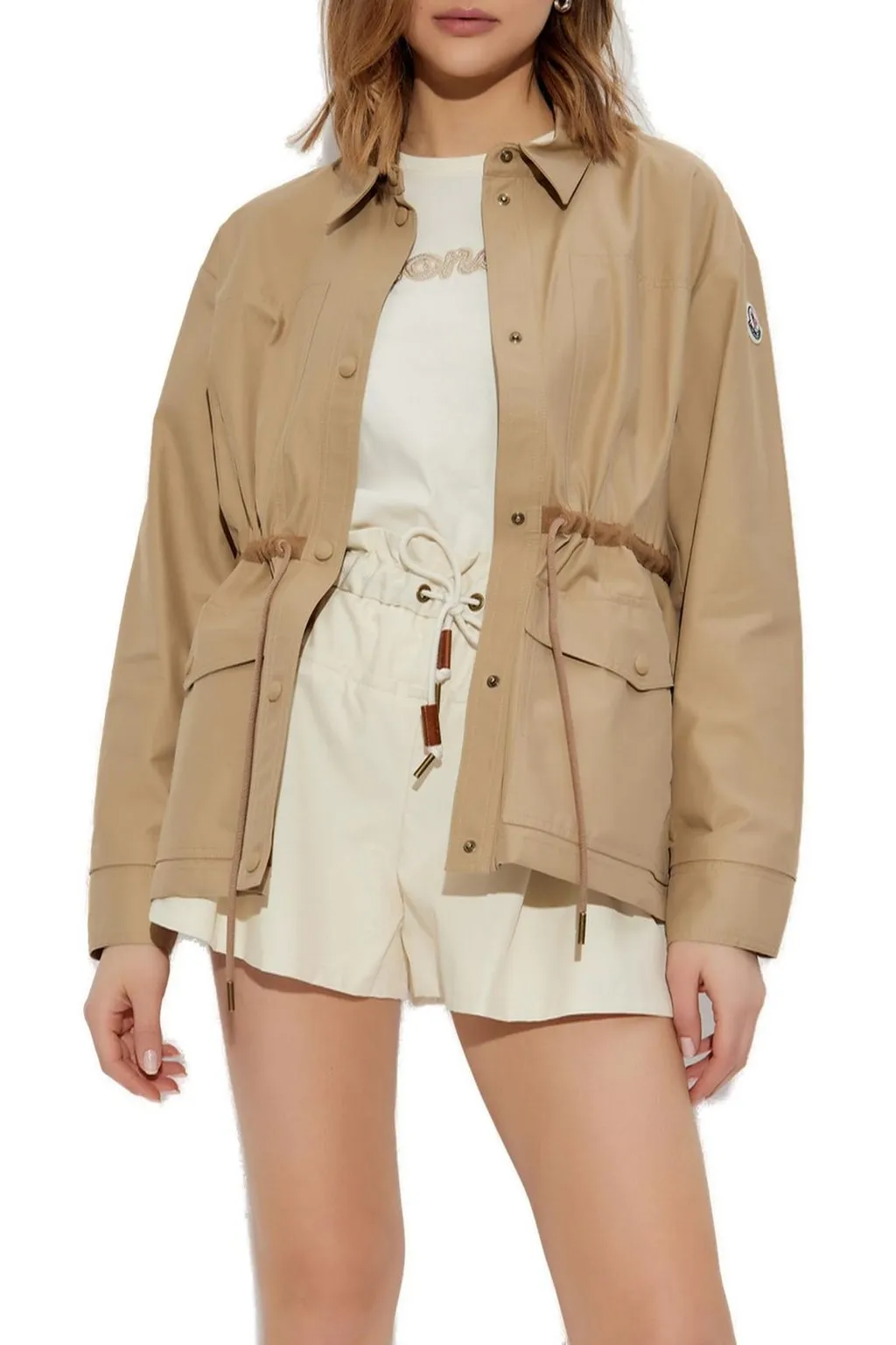 Moncler Drawstring Waist Saulon Field Jacket