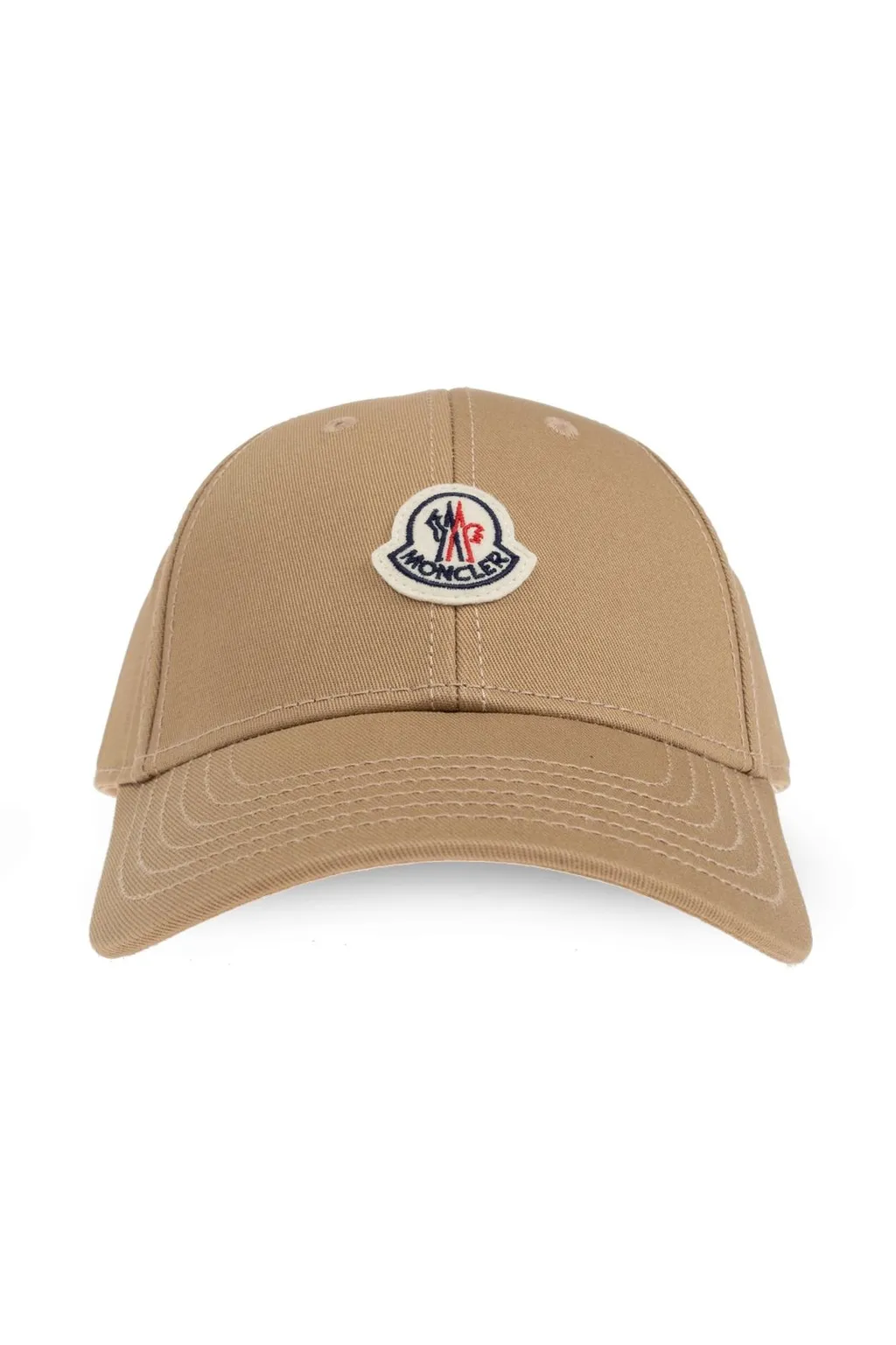 Moncler Logo Patch Curved Peak Baseball Cap
