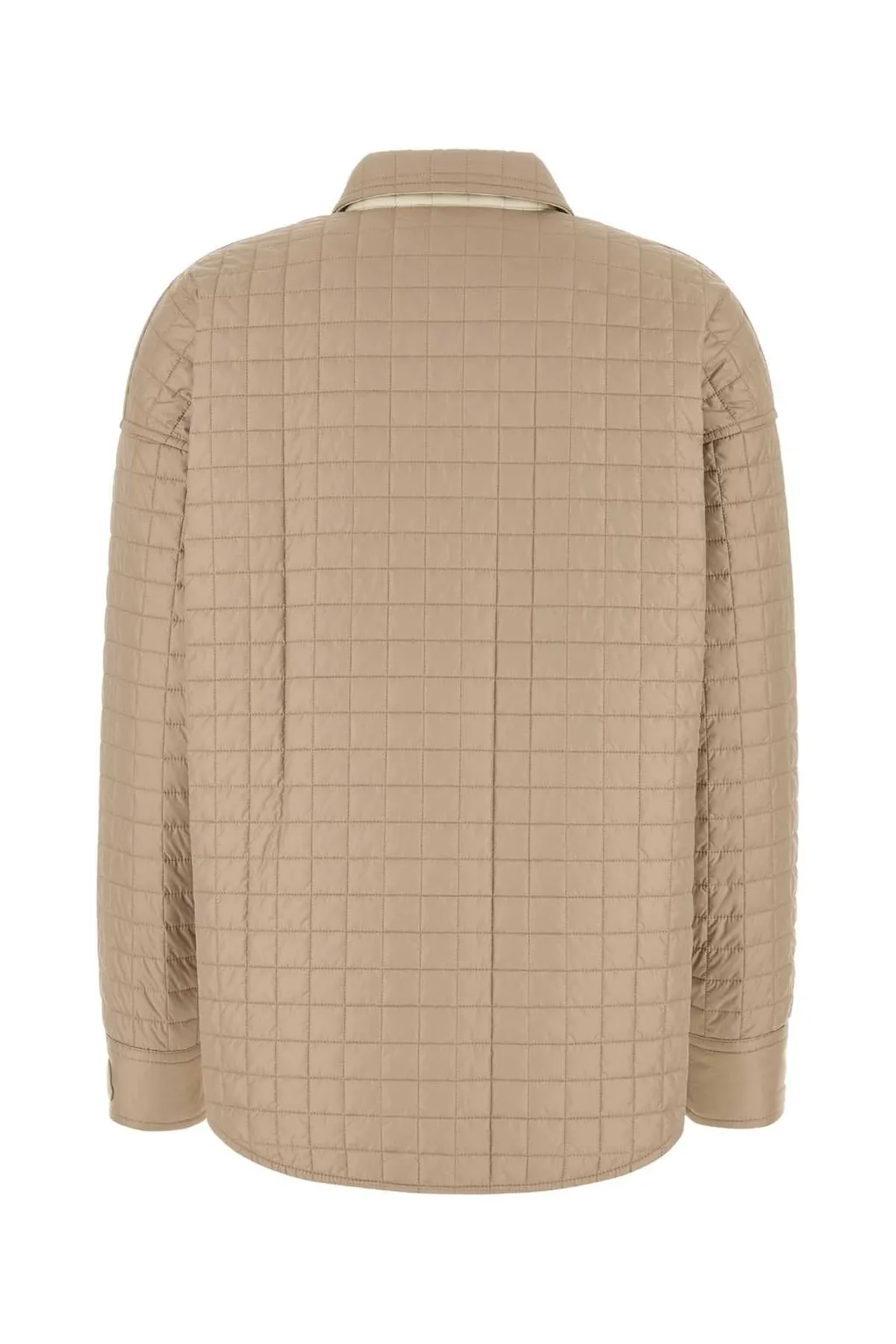 Moncler Logo Patch Quilted Shirt Jacket