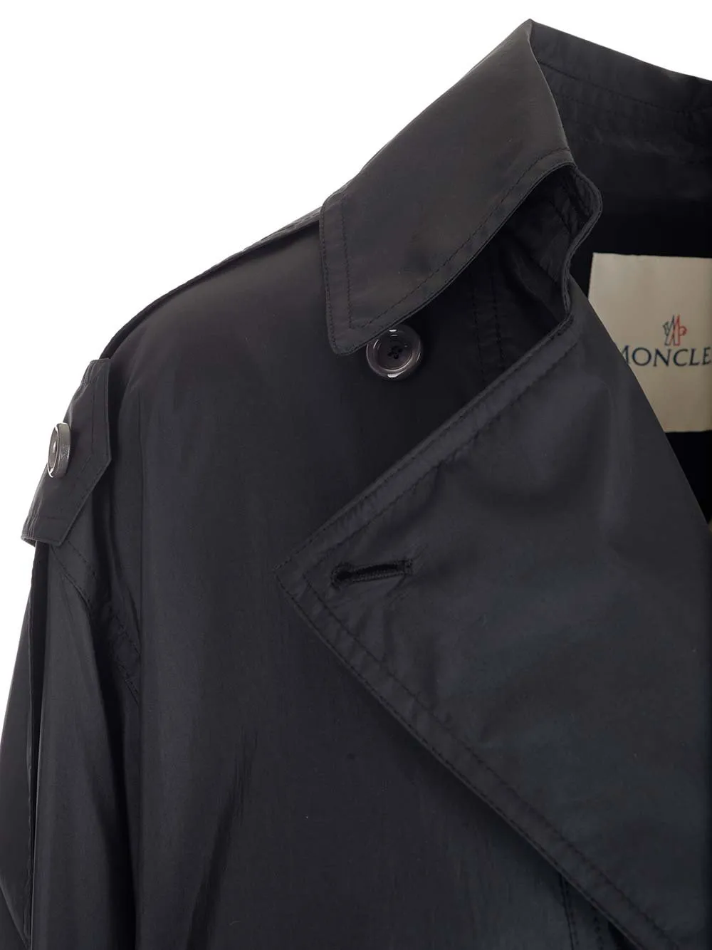 Moncler Double-Breasted Long Parka