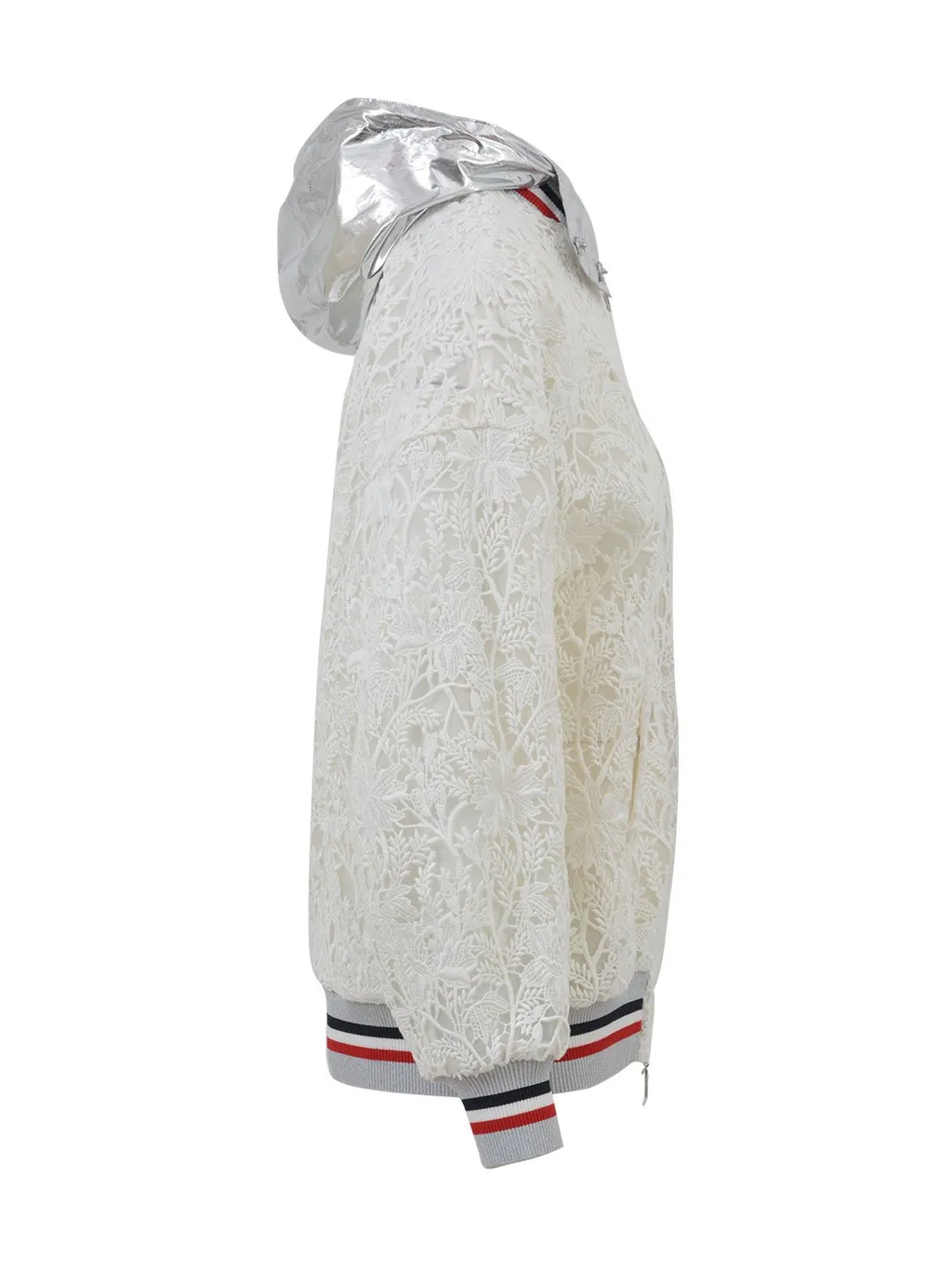 Moncler Macrame Detailed Hooded Jacket
