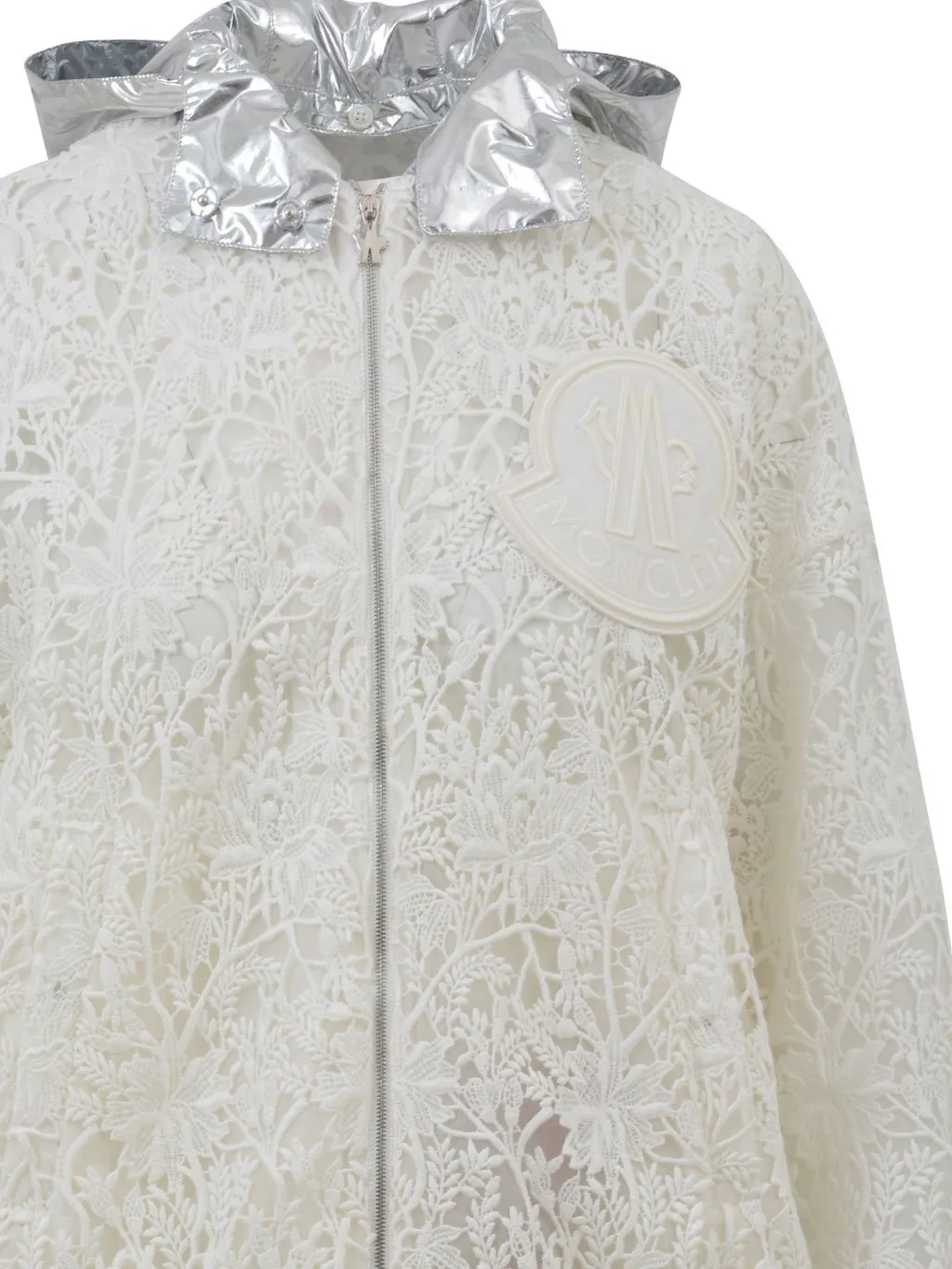 Moncler Macrame Detailed Hooded Jacket