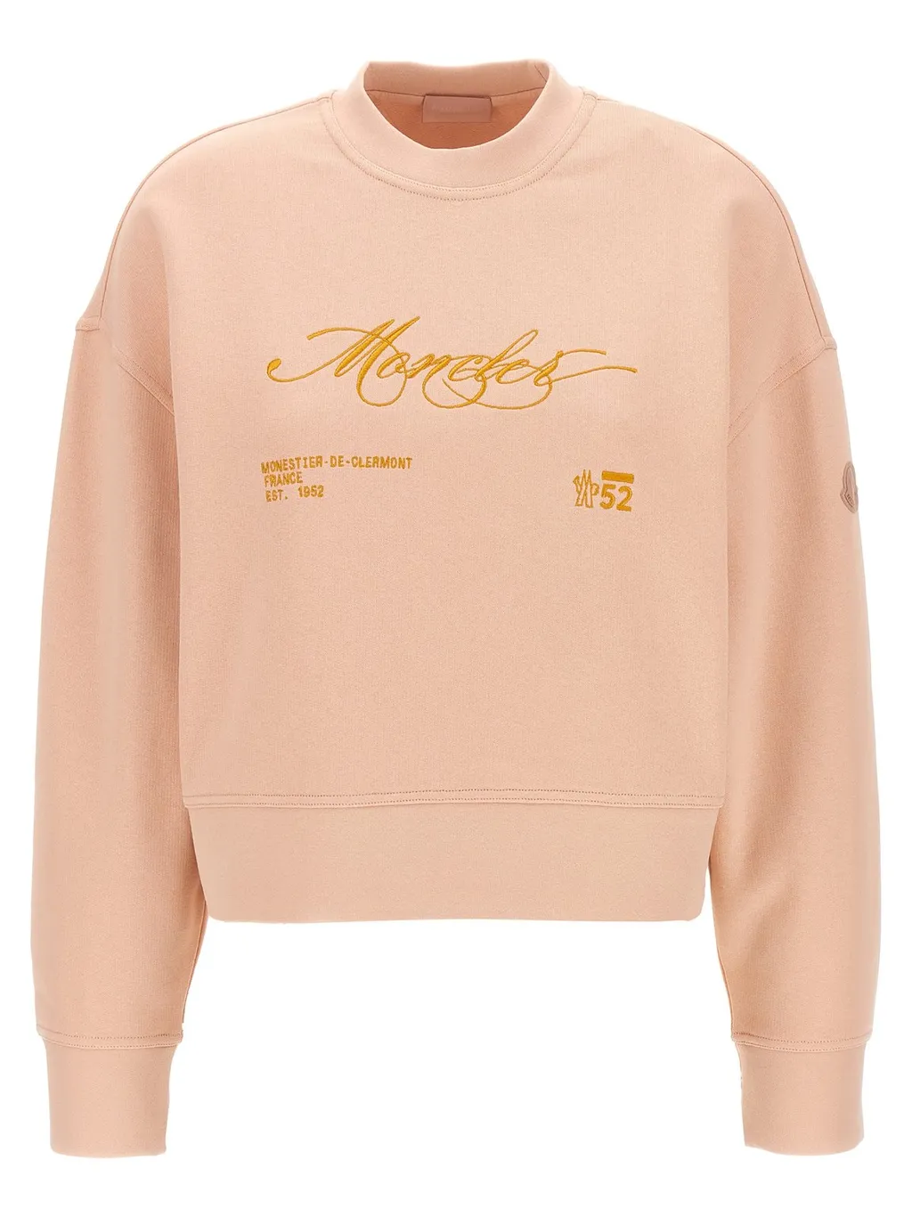 Moncler Logo-Embroidered Crewneck Sweatshirt