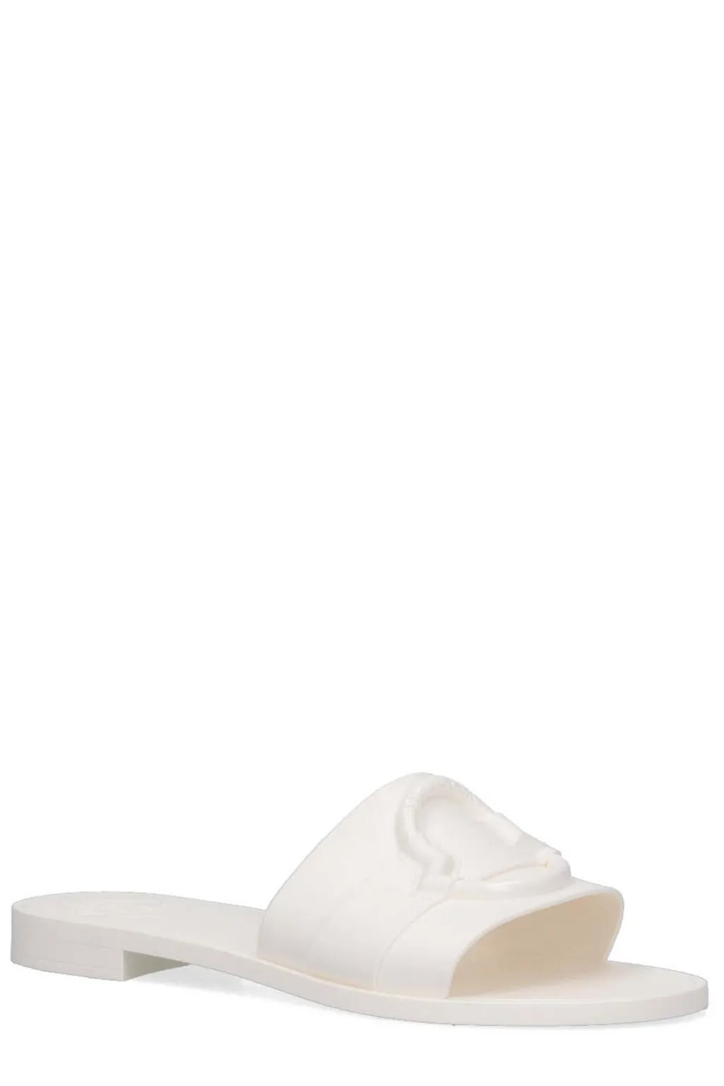 Moncler Logo Embossed Slip-On Sandals