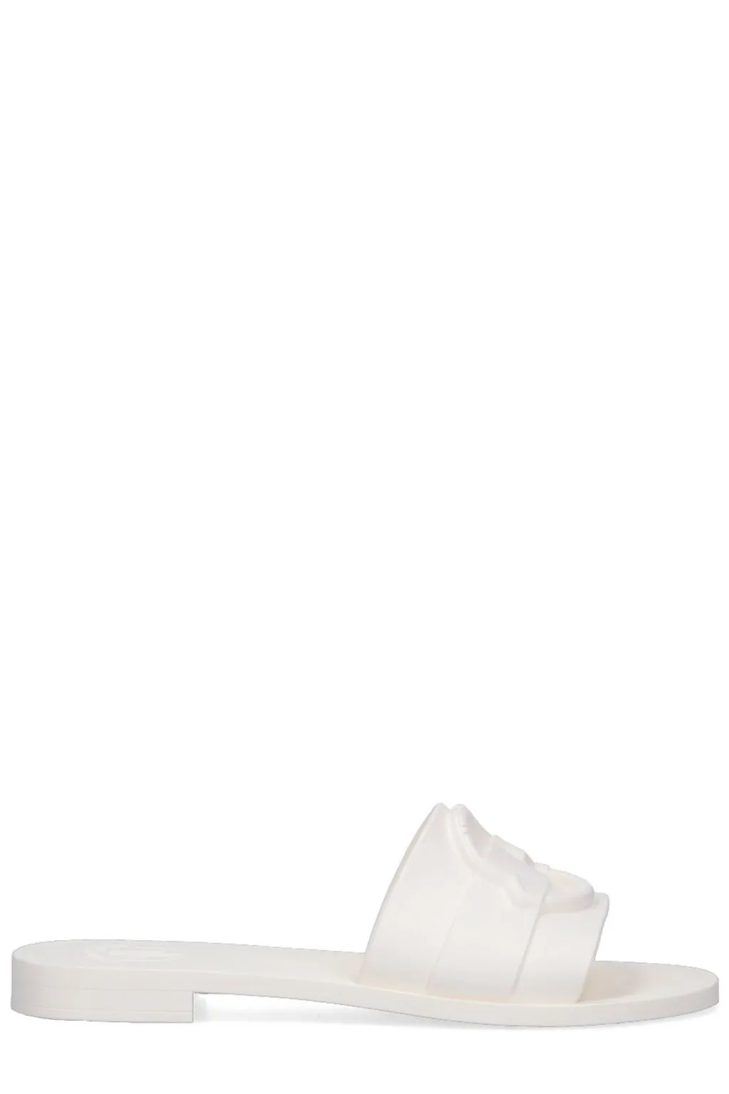 Moncler Logo Embossed Slip-On Sandals