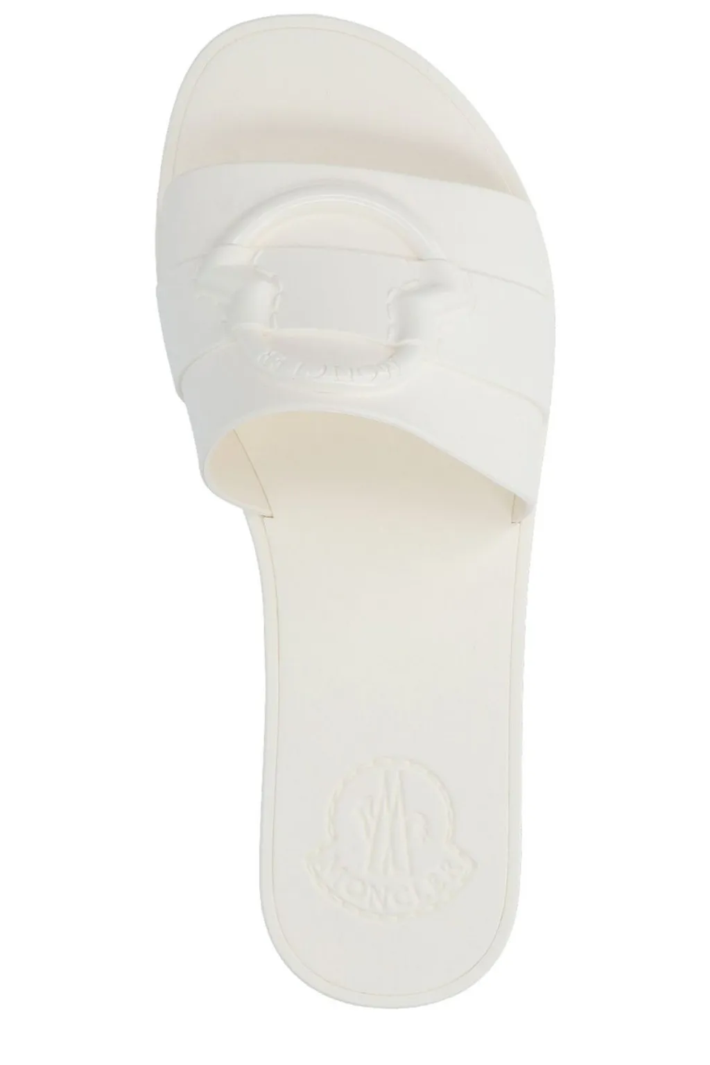 Moncler Logo Embossed Slip-On Sandals