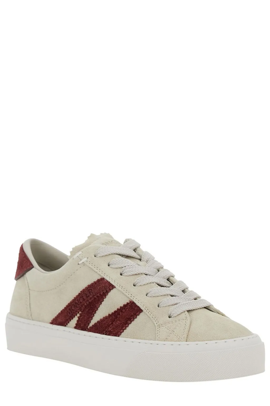 Moncler Round Toe Lace-Up Sneakers