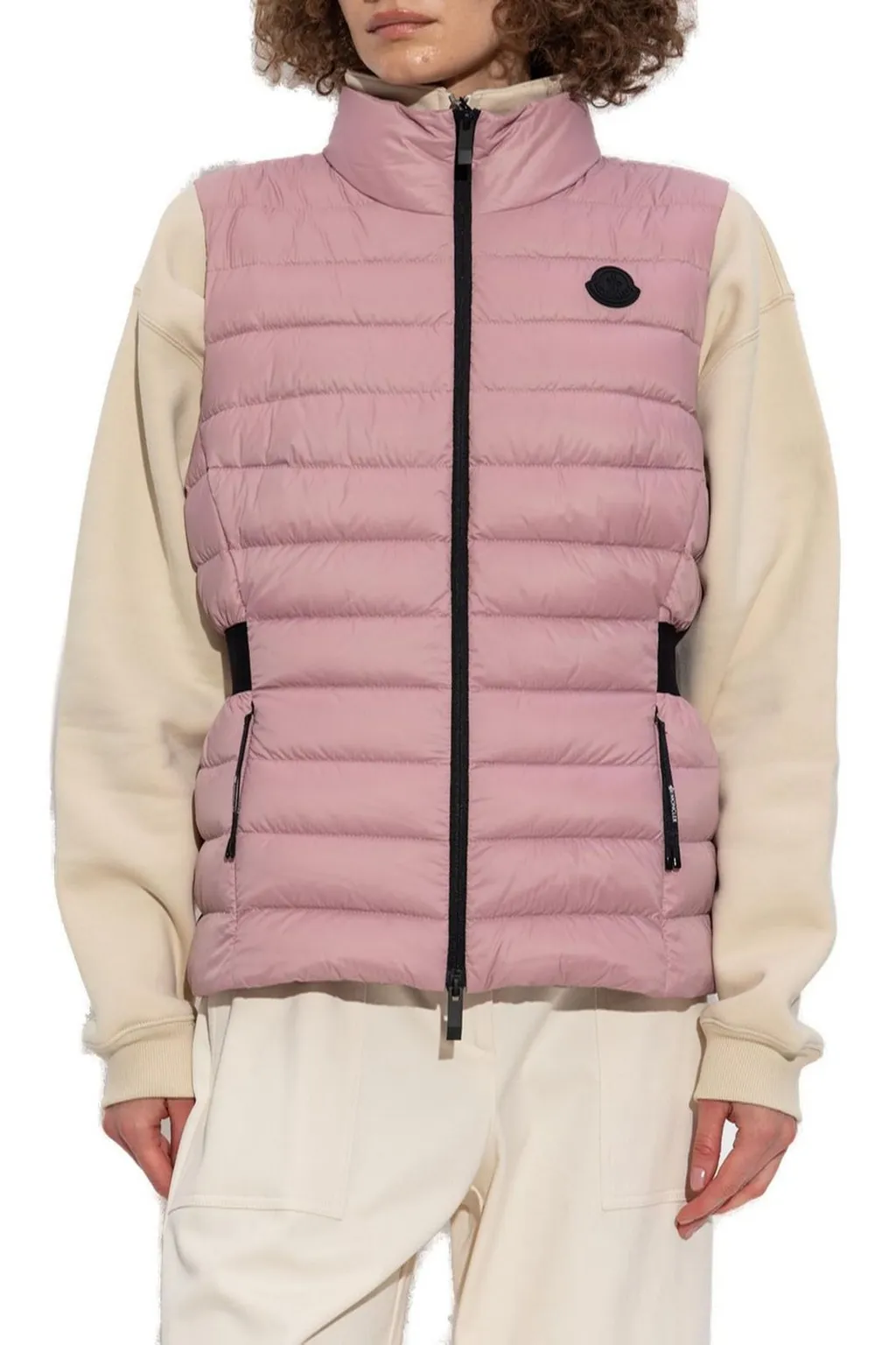 Moncler Logo Patch Zip-Up Padded Vest