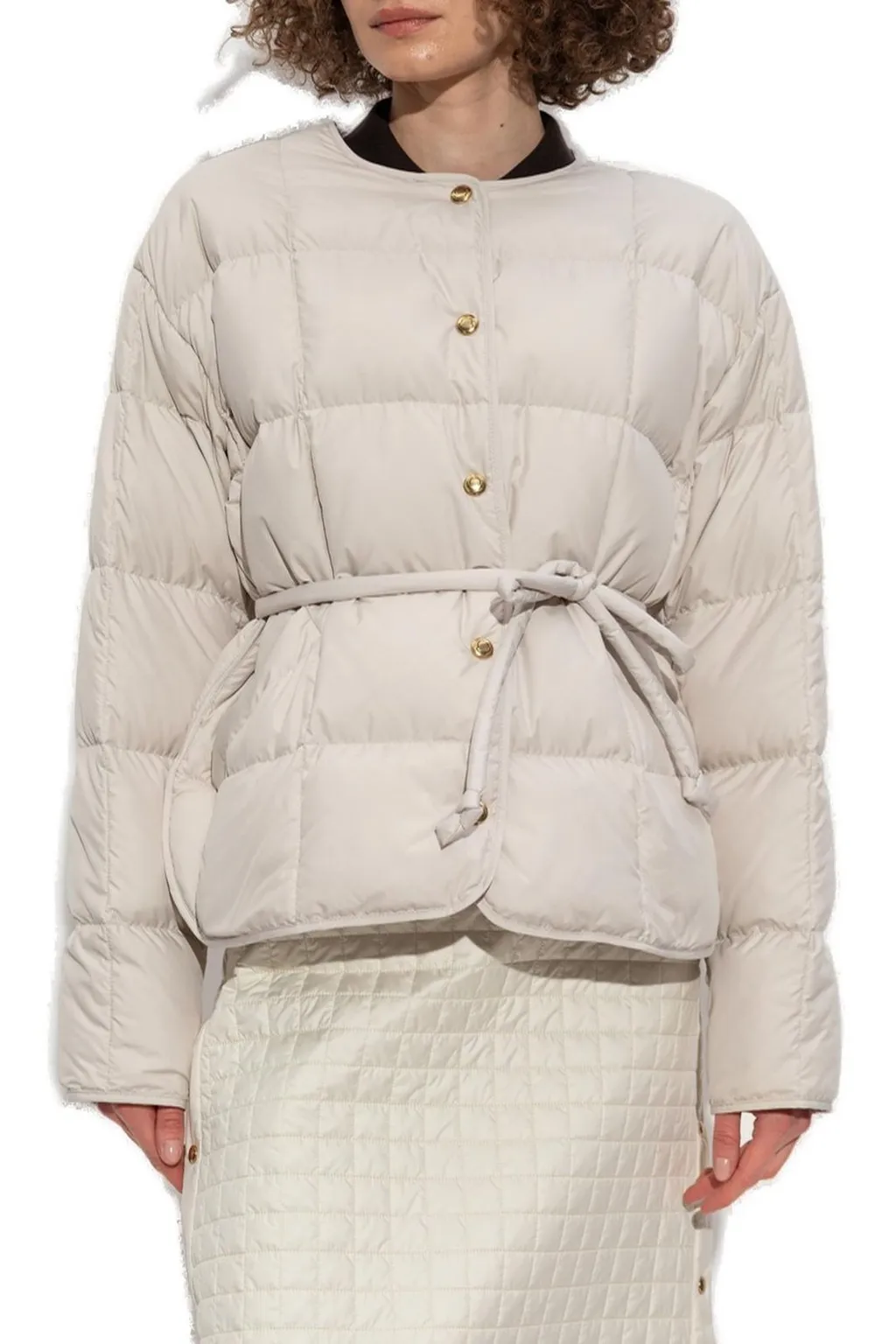 Moncler Caramagne Buttpn-Up Belted Jacket