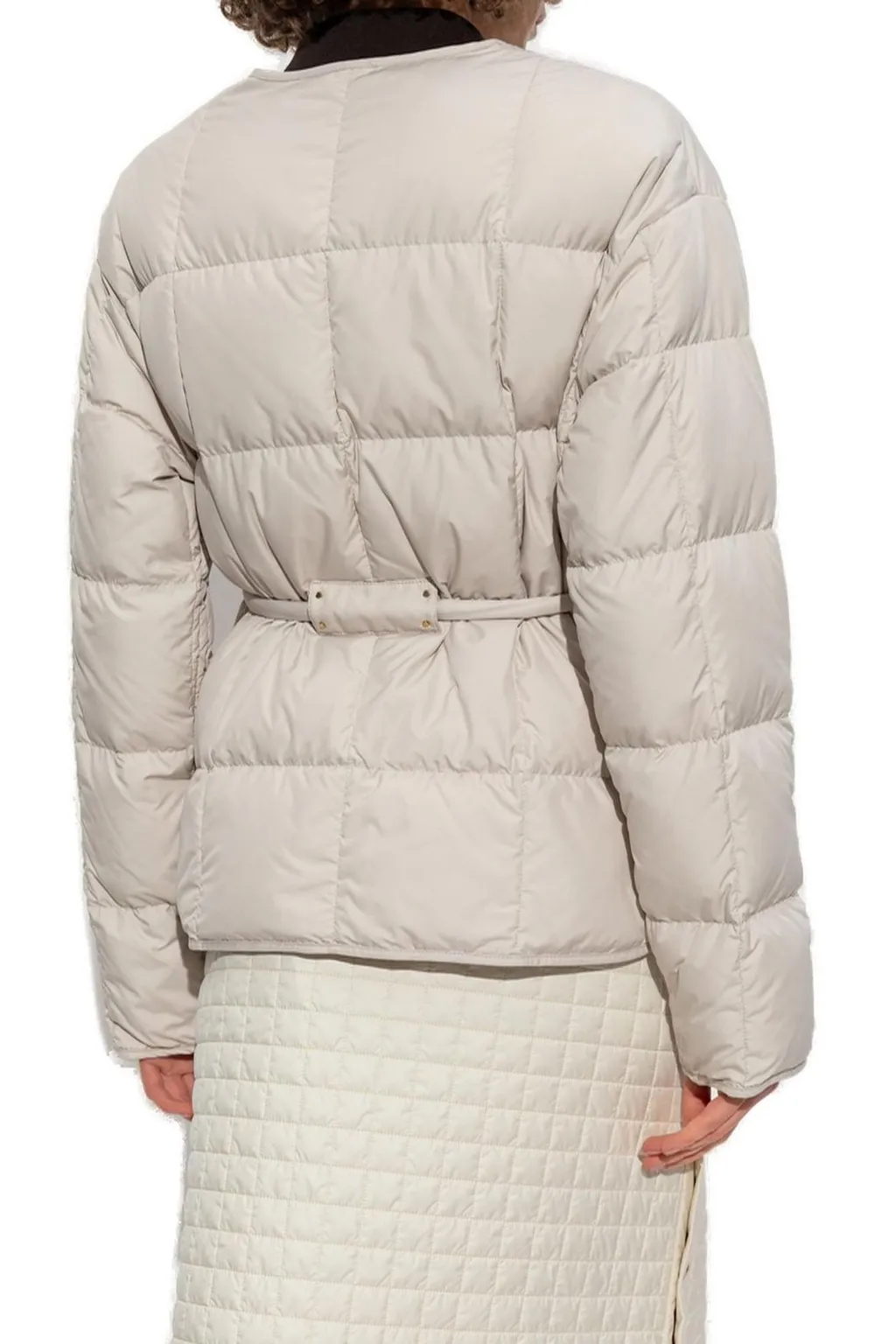 Moncler Caramagne Buttpn-Up Belted Jacket