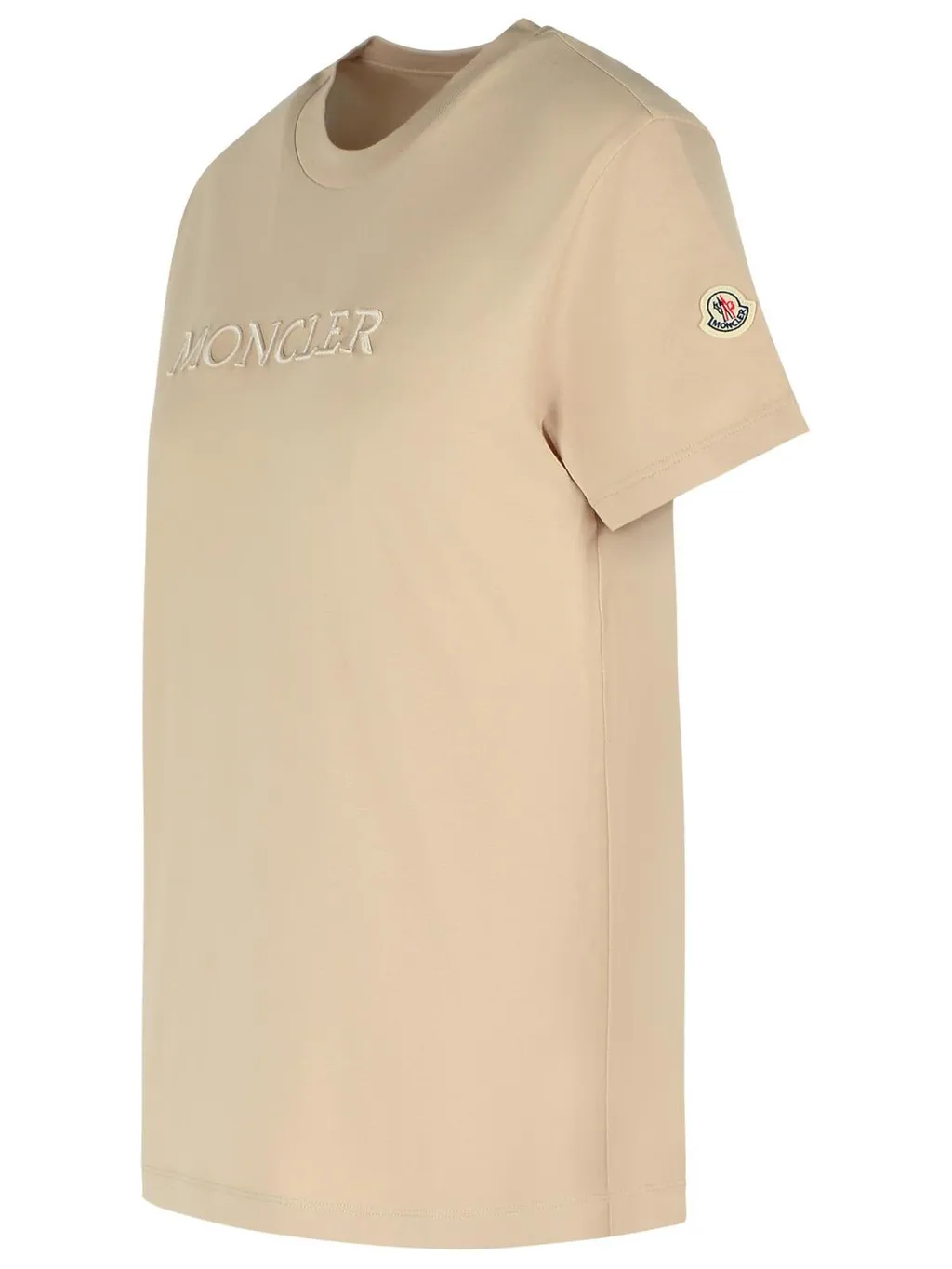 Moncler Logo Embroidered Crewneck T-Shirt