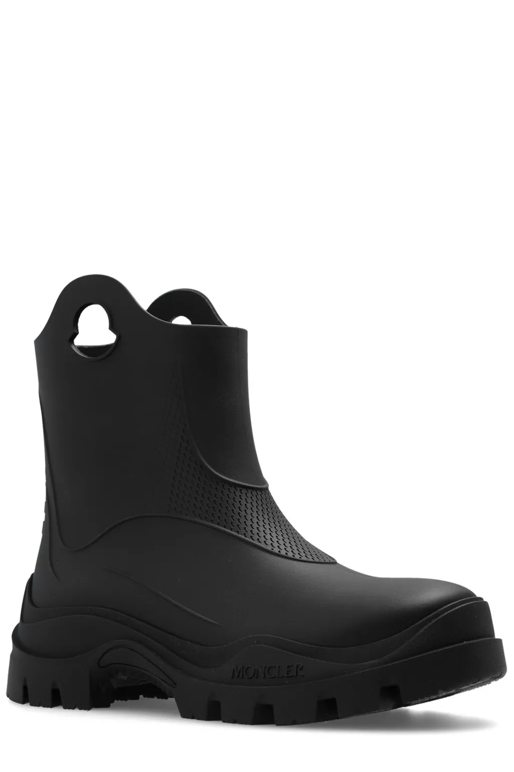 Moncler Misty Round-Toe Rain Boots